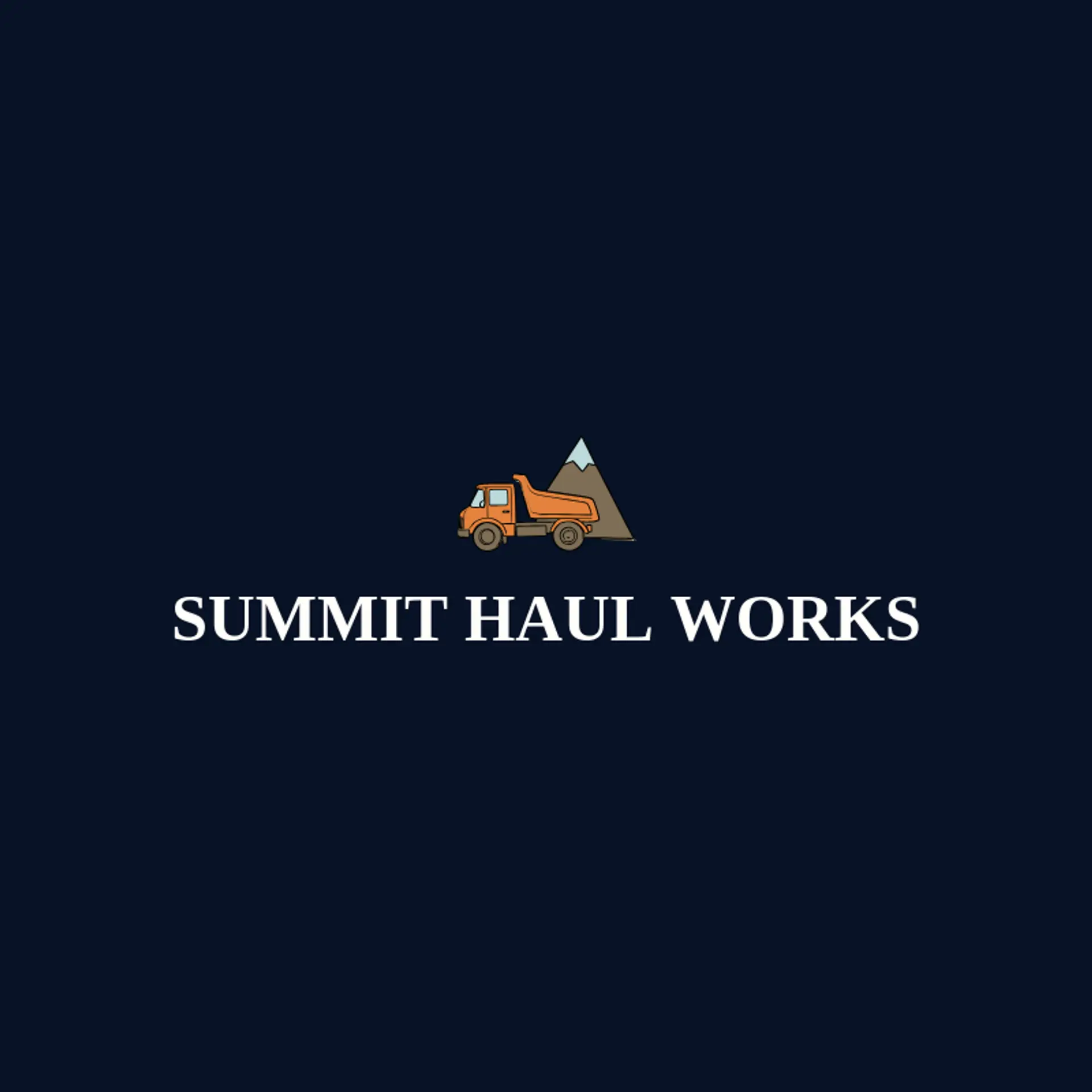 Summit Haul Works logo for hauling