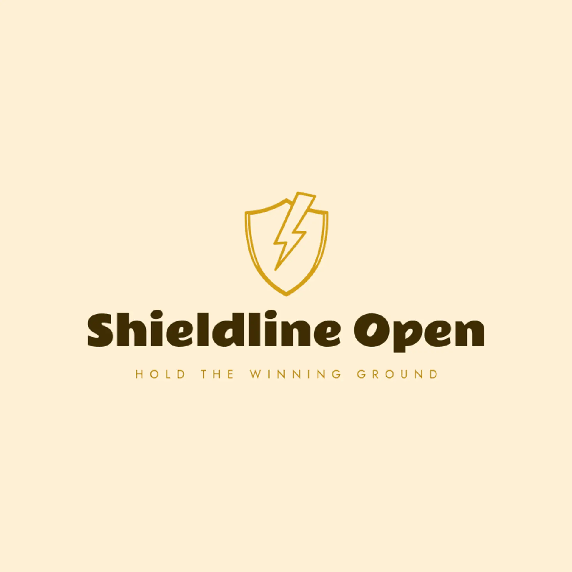 Shieldline Open logo for tournament
