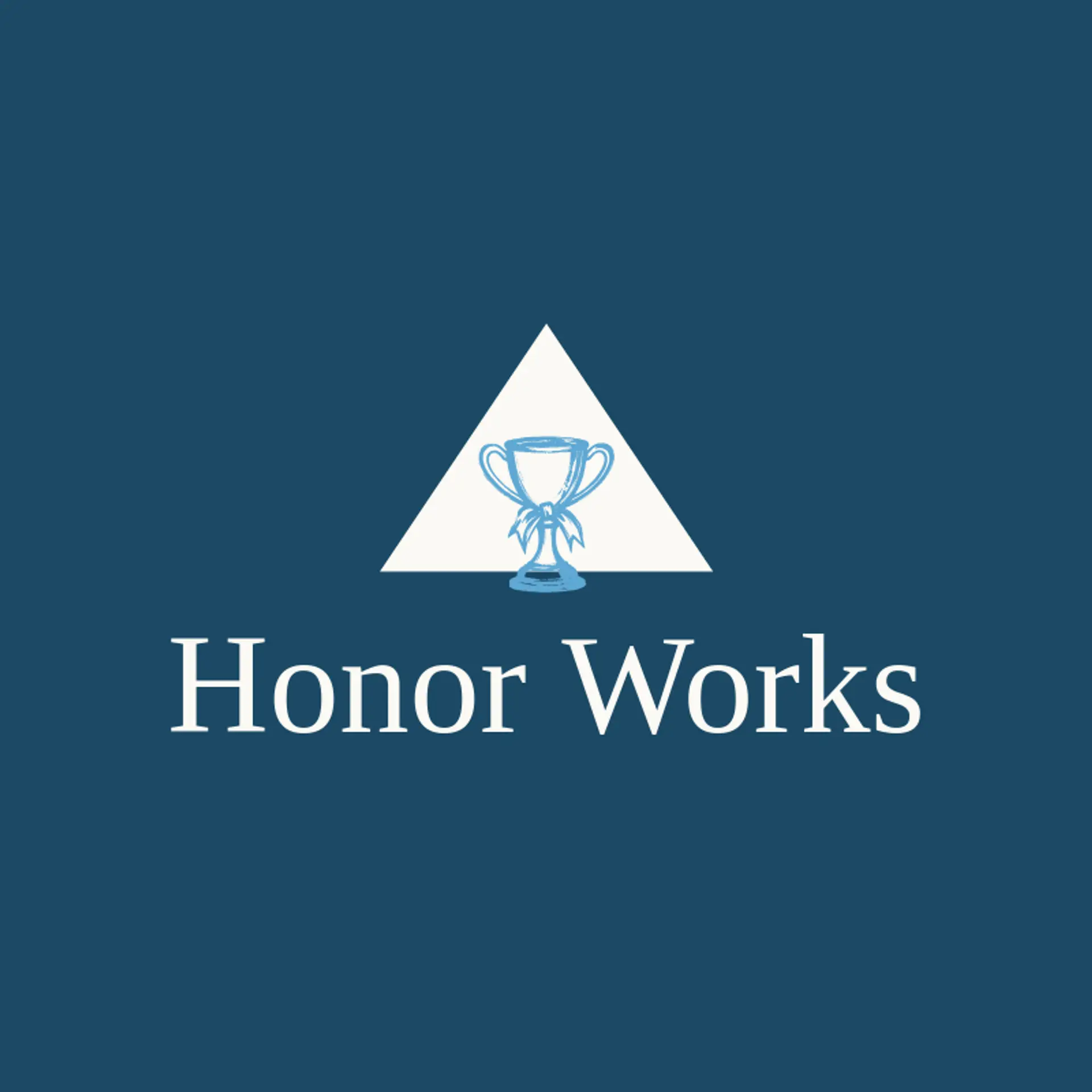Honor Works logo for trophy