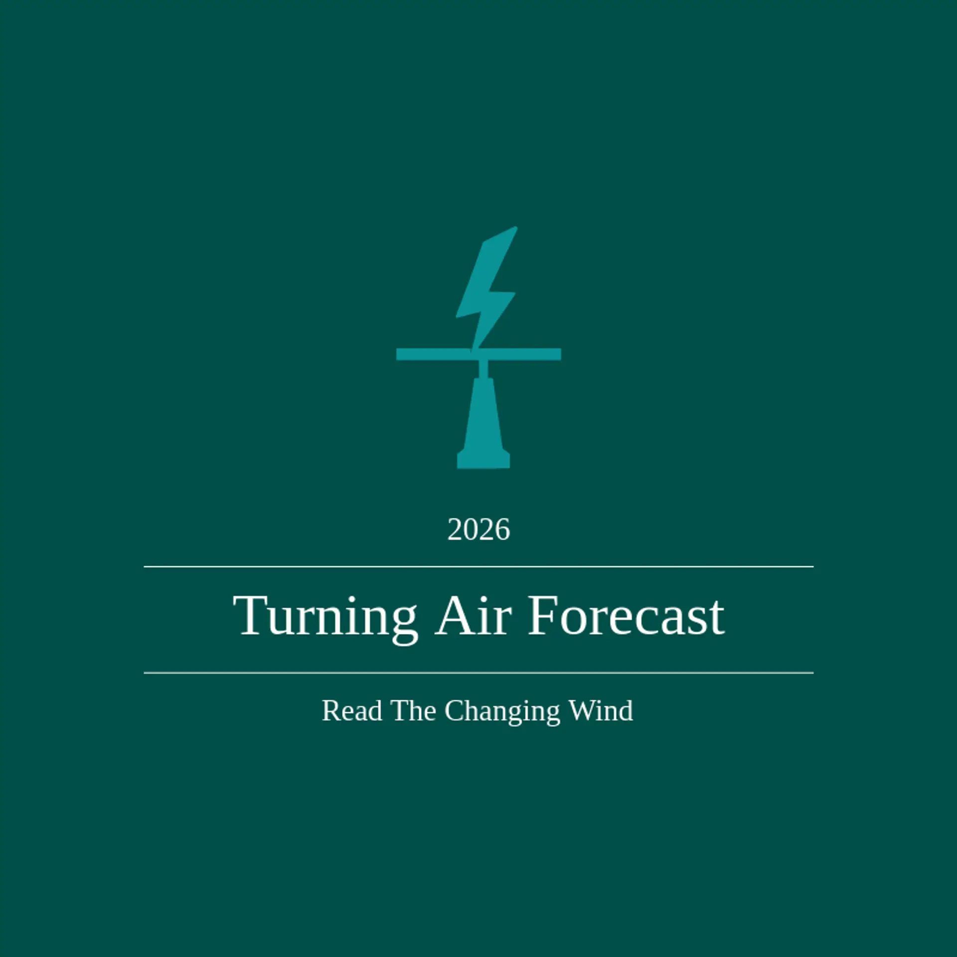 Turning Air Forecast logo for weather