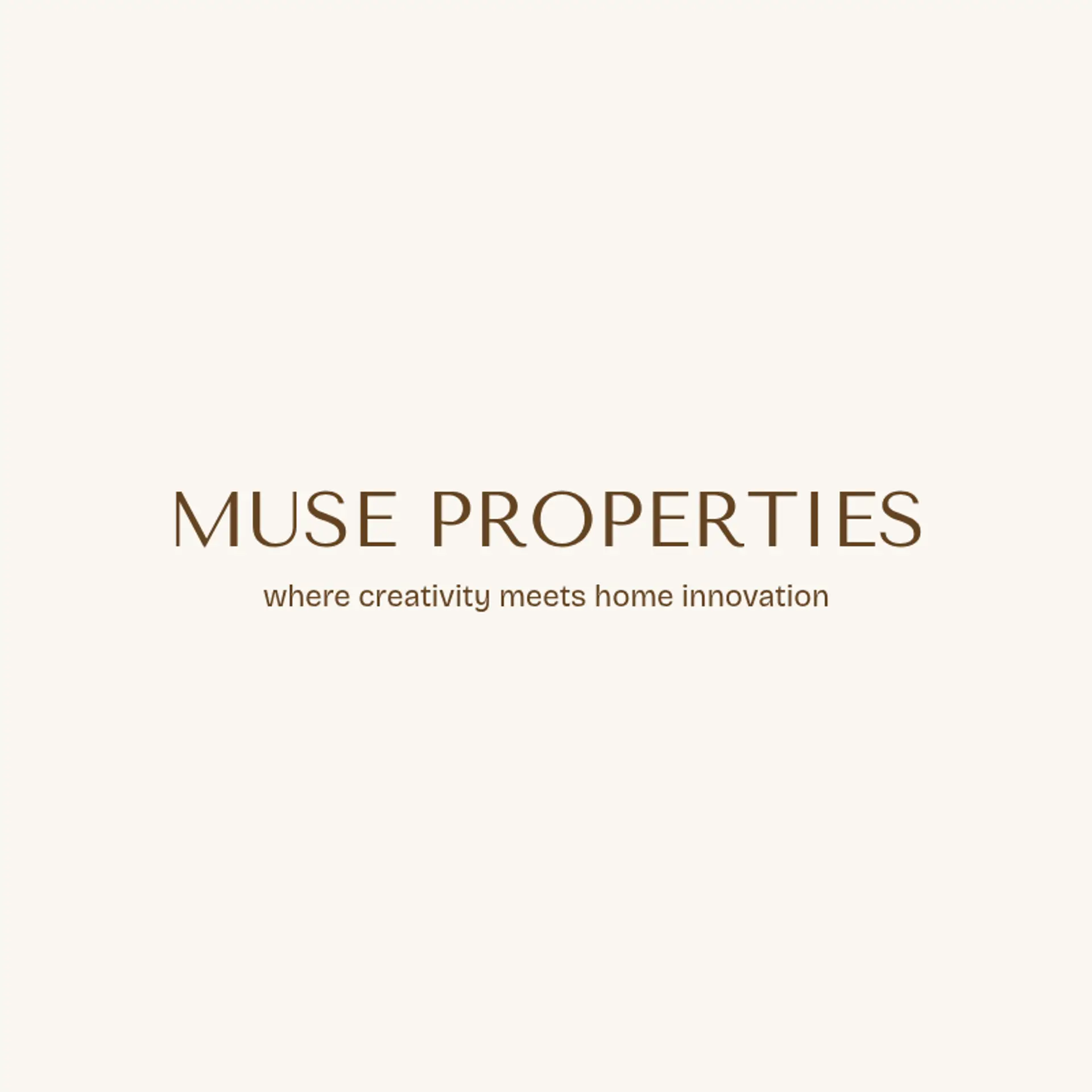 Muse Properties logo for creative real estate