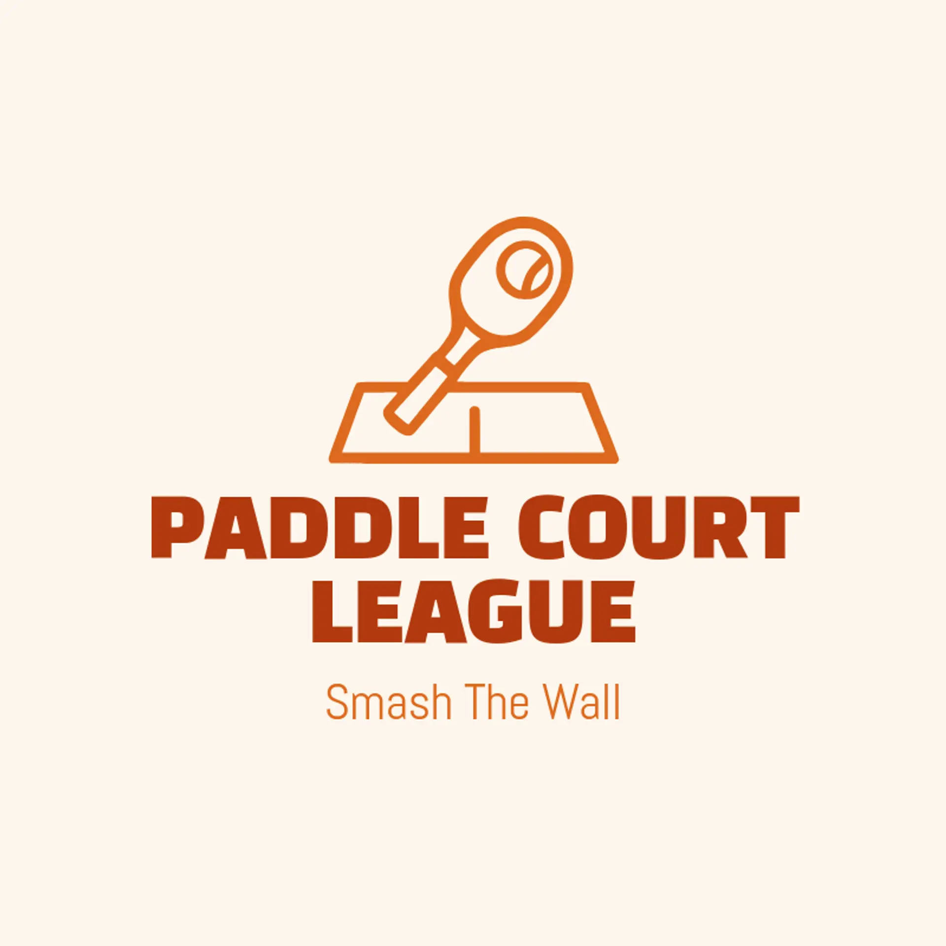 Paddle Court League logo for court