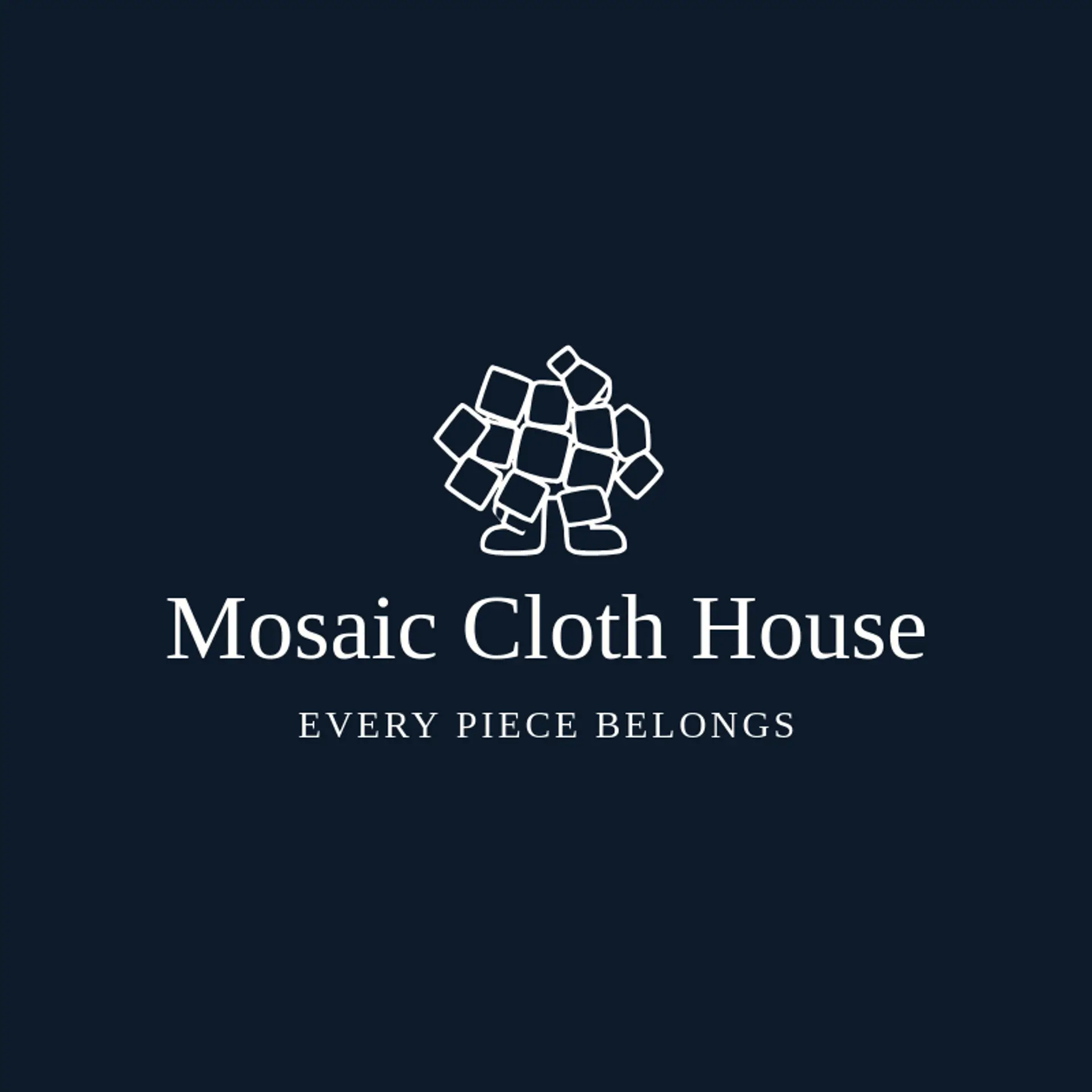 Mosaic Cloth House logo for stitching