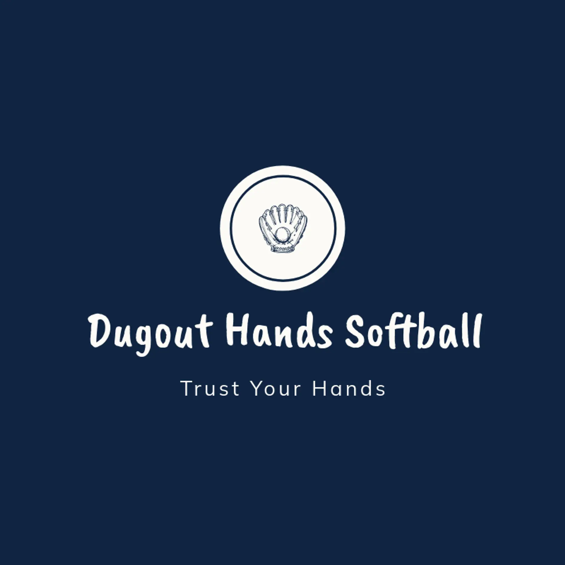 Dugout Hands Softball logo for softball