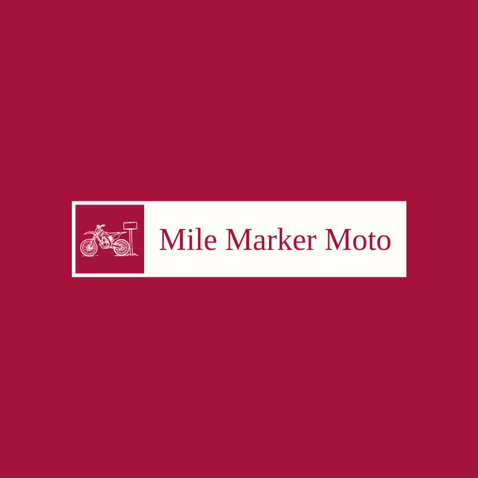 Mile Marker Moto logo for motocross