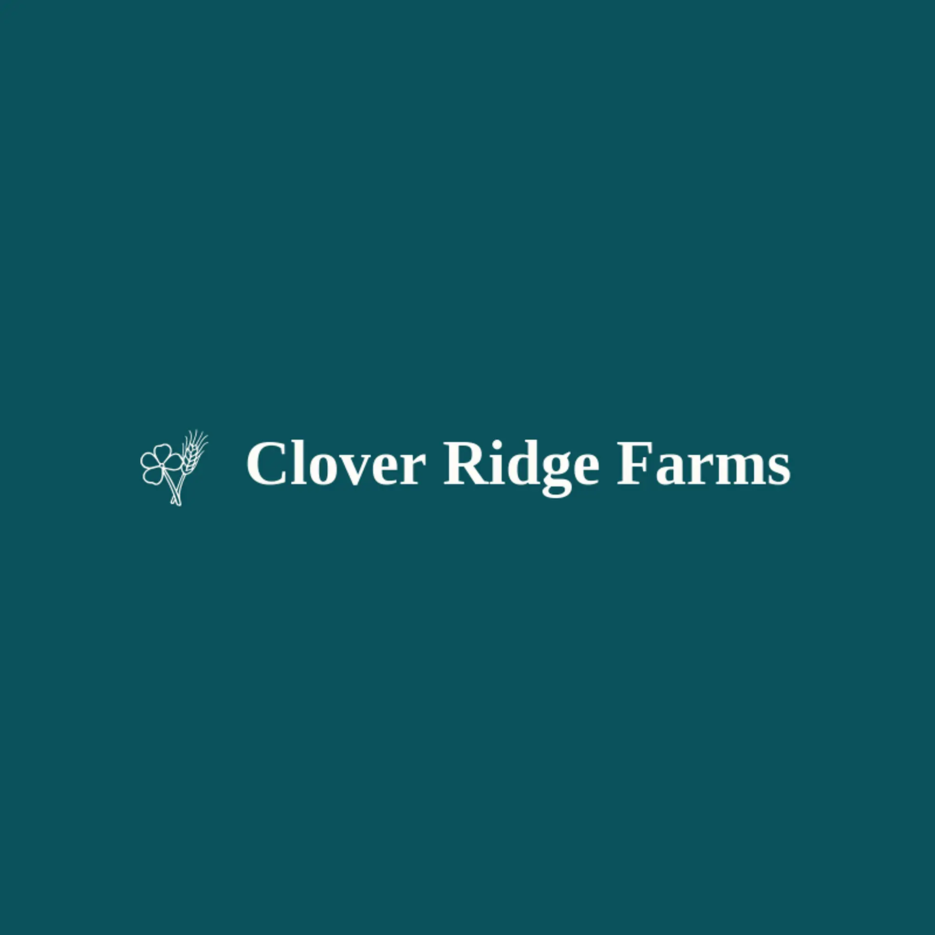 Clover Ridge Farms logo for harvest