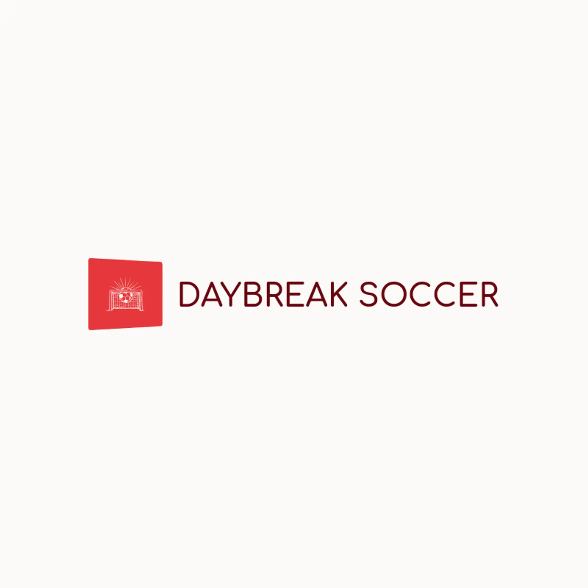 Daybreak Soccer logo for soccer