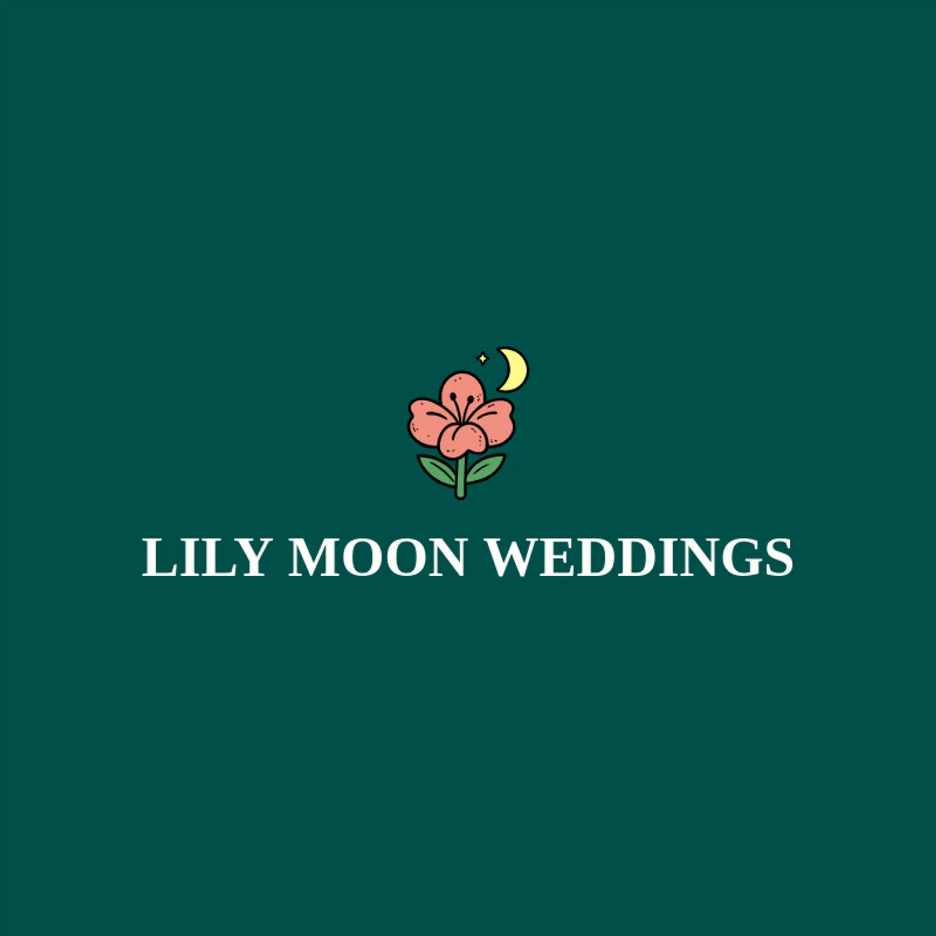 Lily Moon Weddings logo for lily