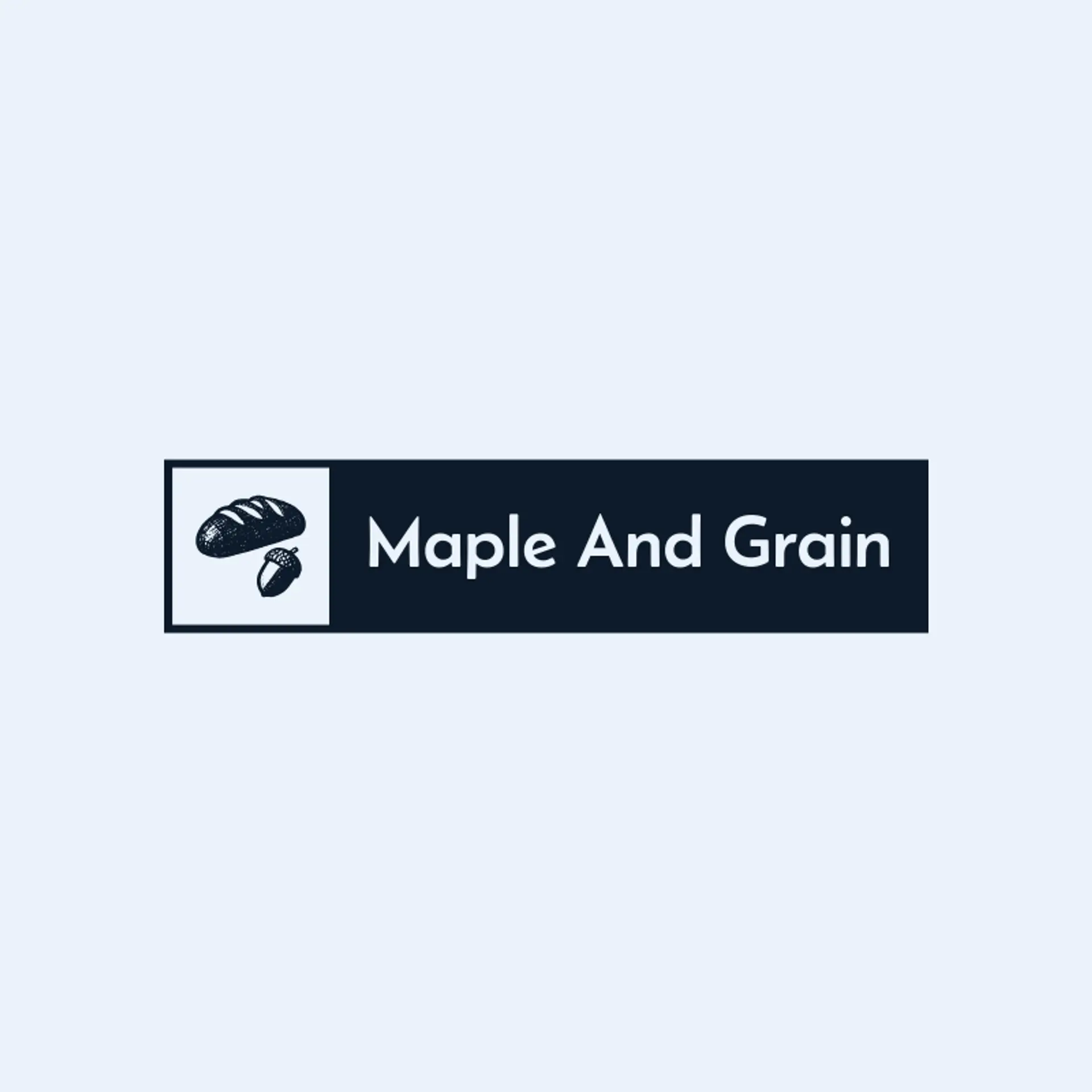 Maple And Grain logo for thanksgiving