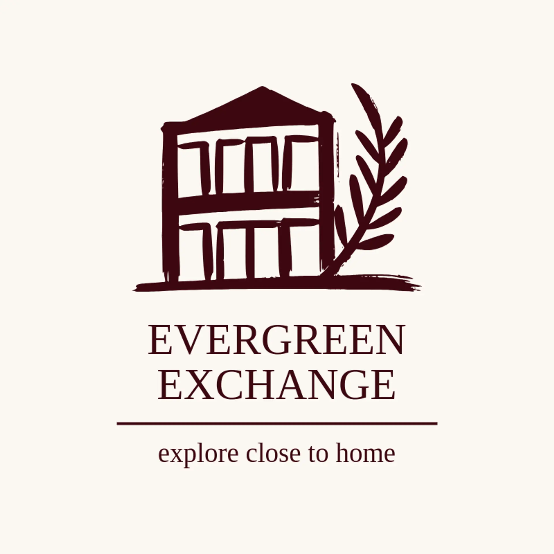 Evergreen Exchange logo for mall