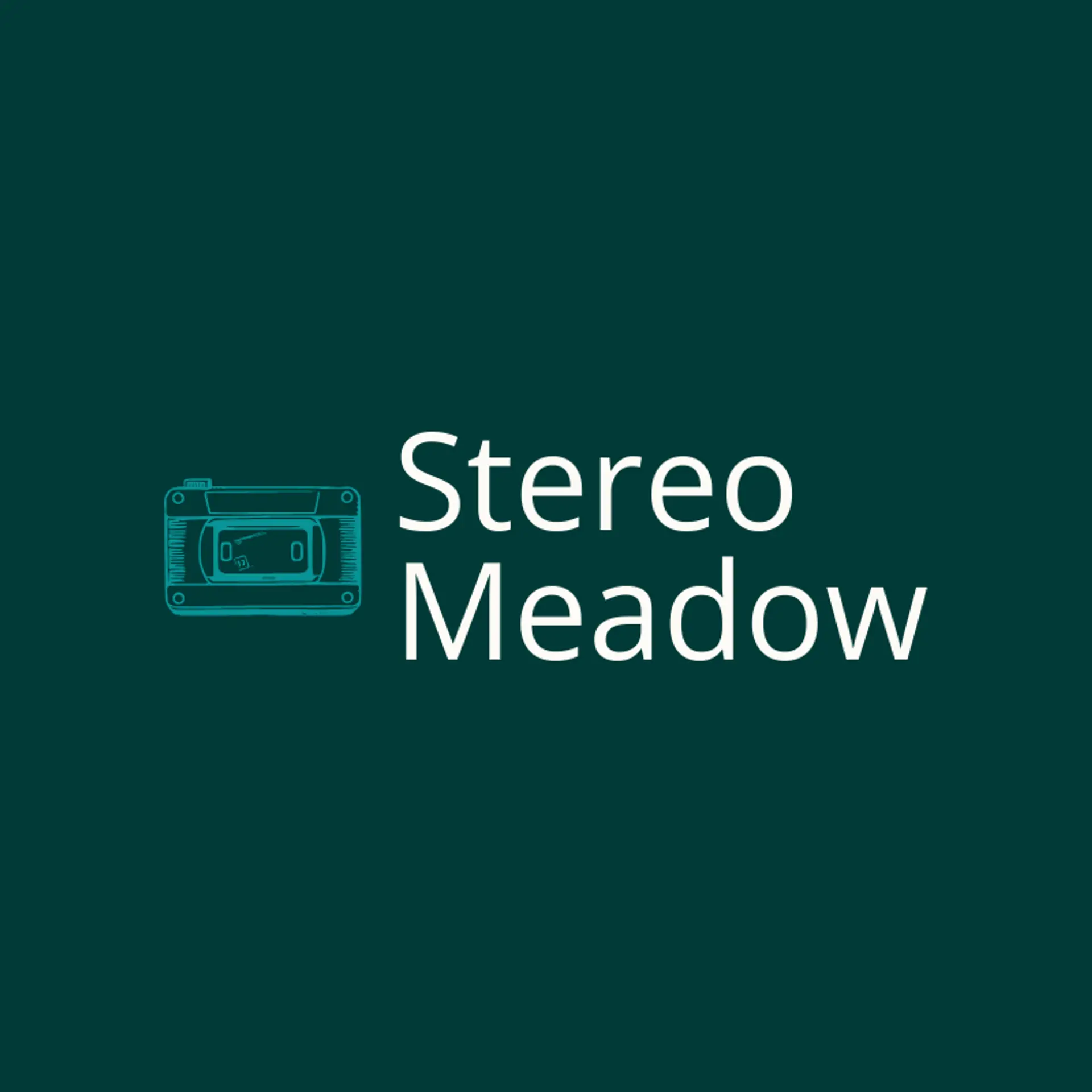 Stereo Meadow logo for record