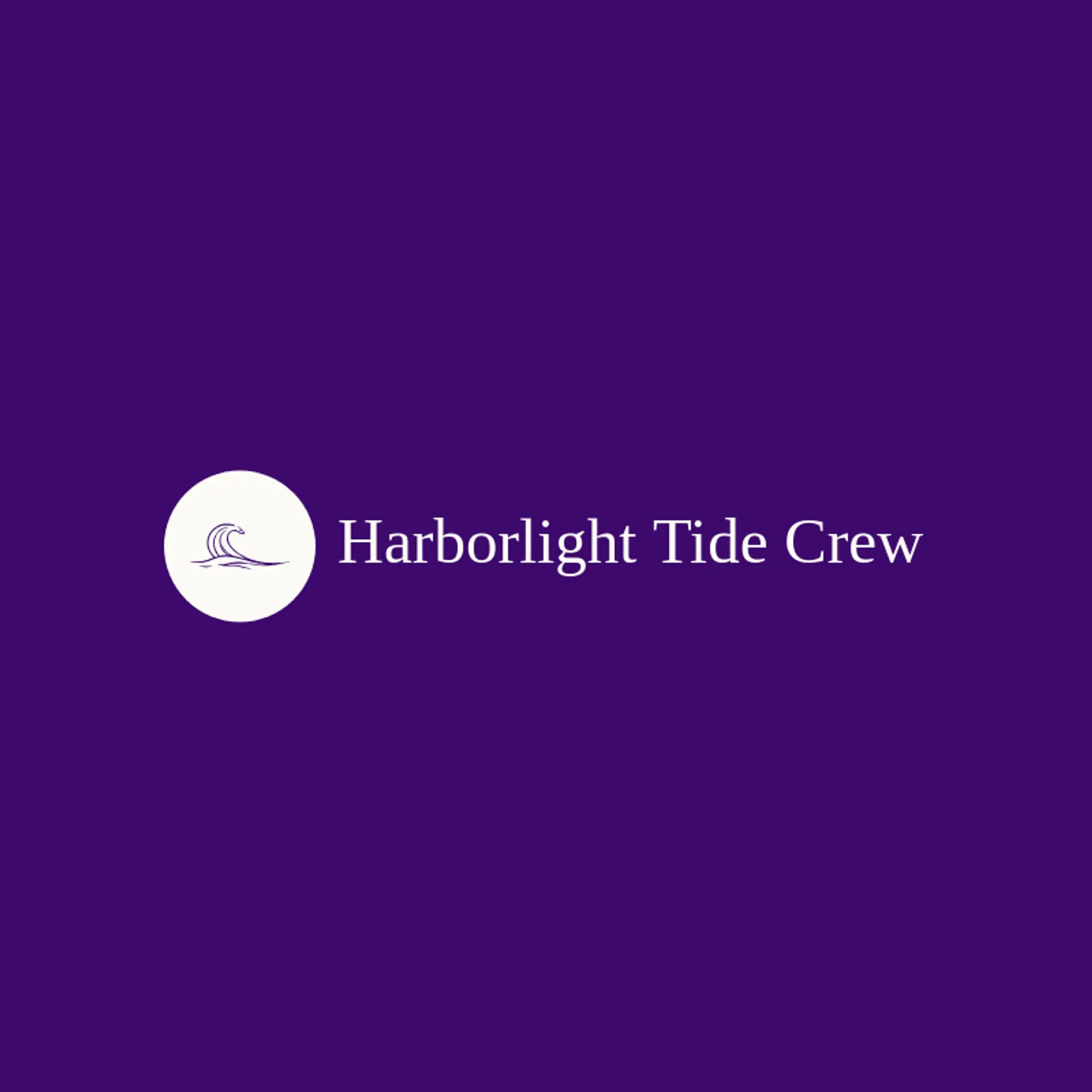 Harborlight Tide Crew logo for tide