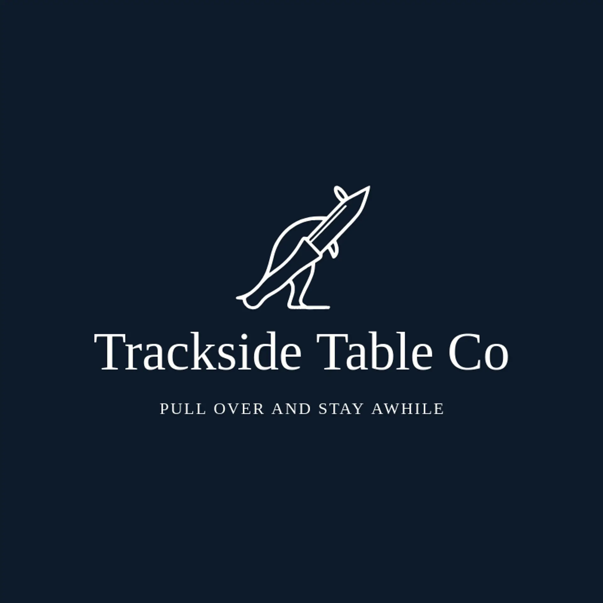 Trackside Table Co logo for outback