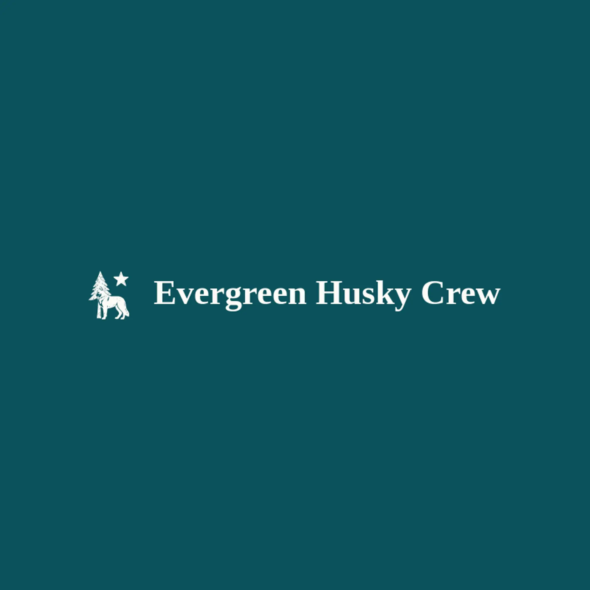 Evergreen Husky Crew logo for husky