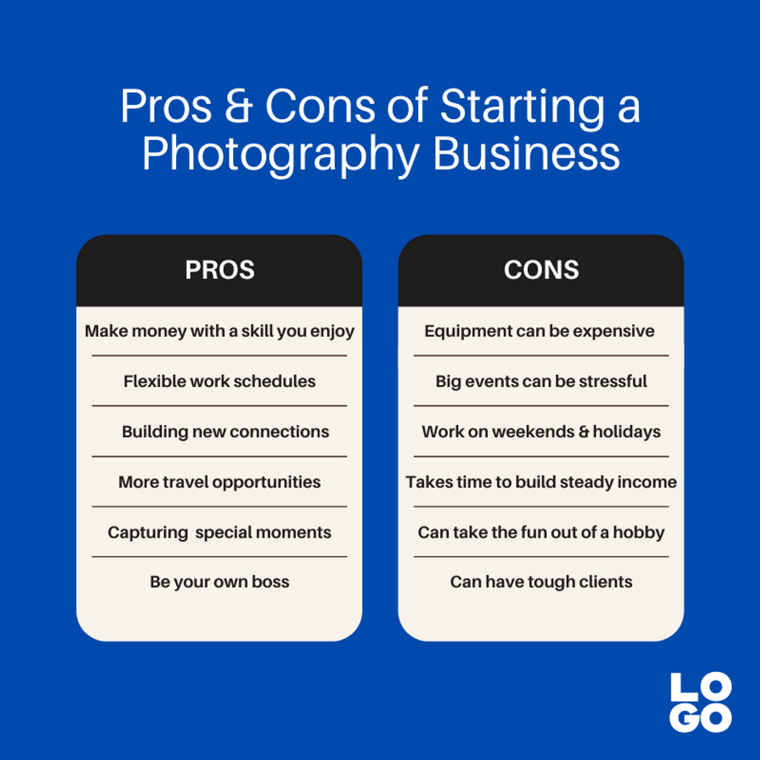Pros and Cons of Starting A Photography Business