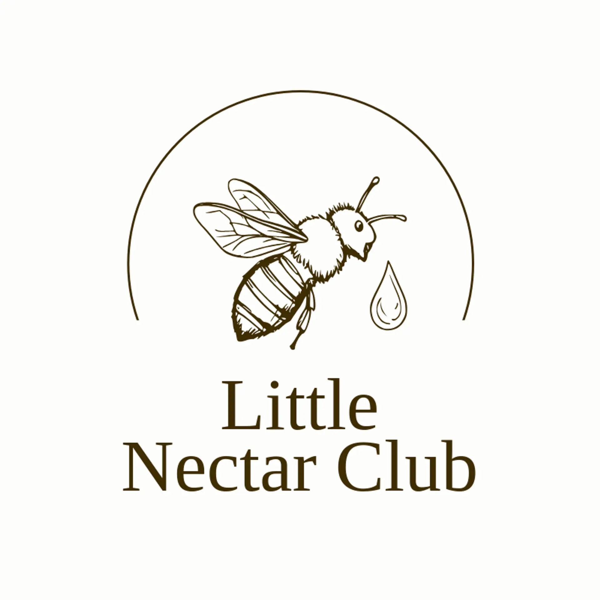Little Nectar Club logo for honey bee
