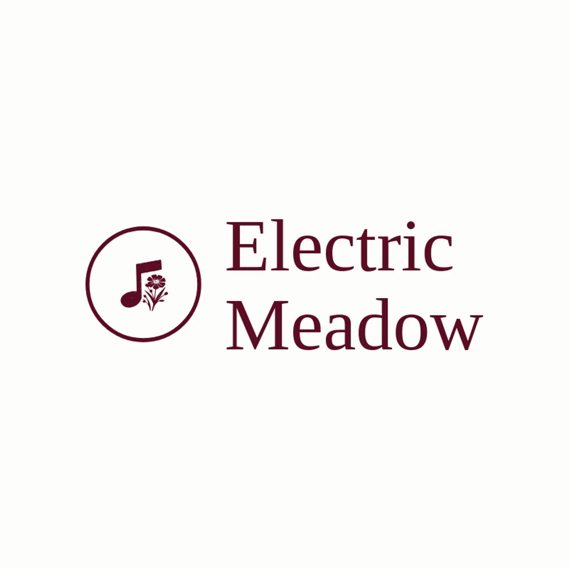 Electric Meadow logo for rave