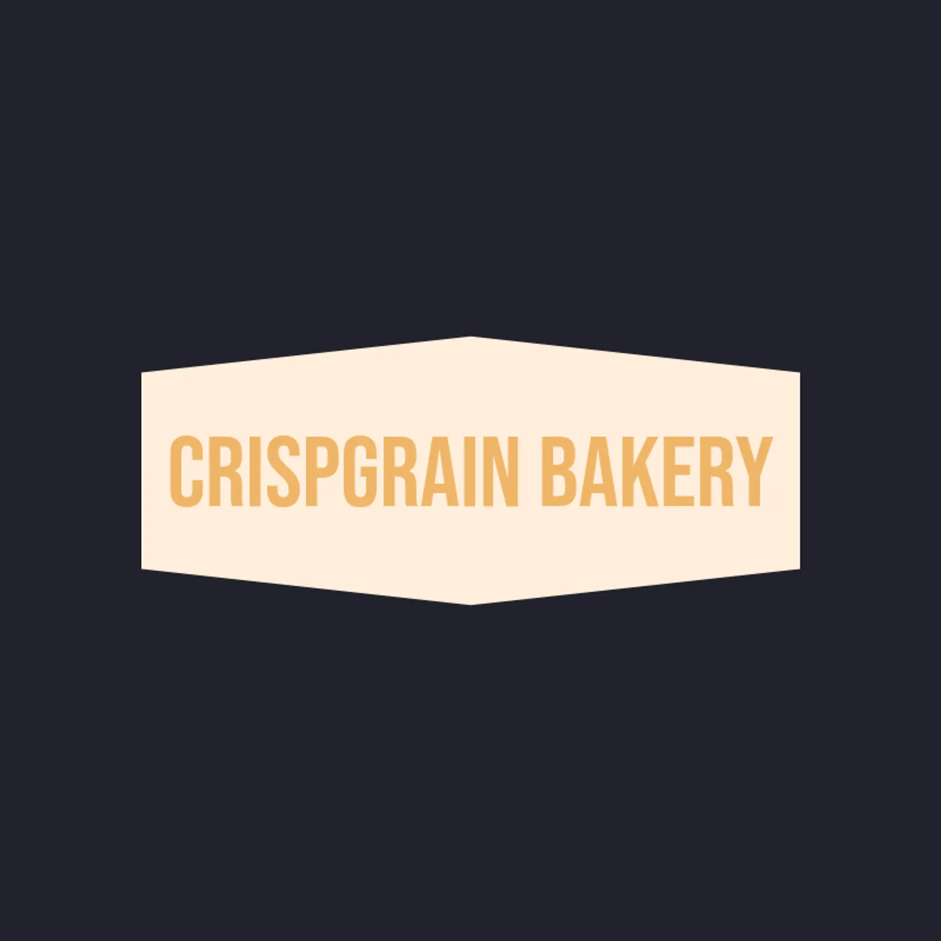 Crispgrain Bakery logo for modern bakery