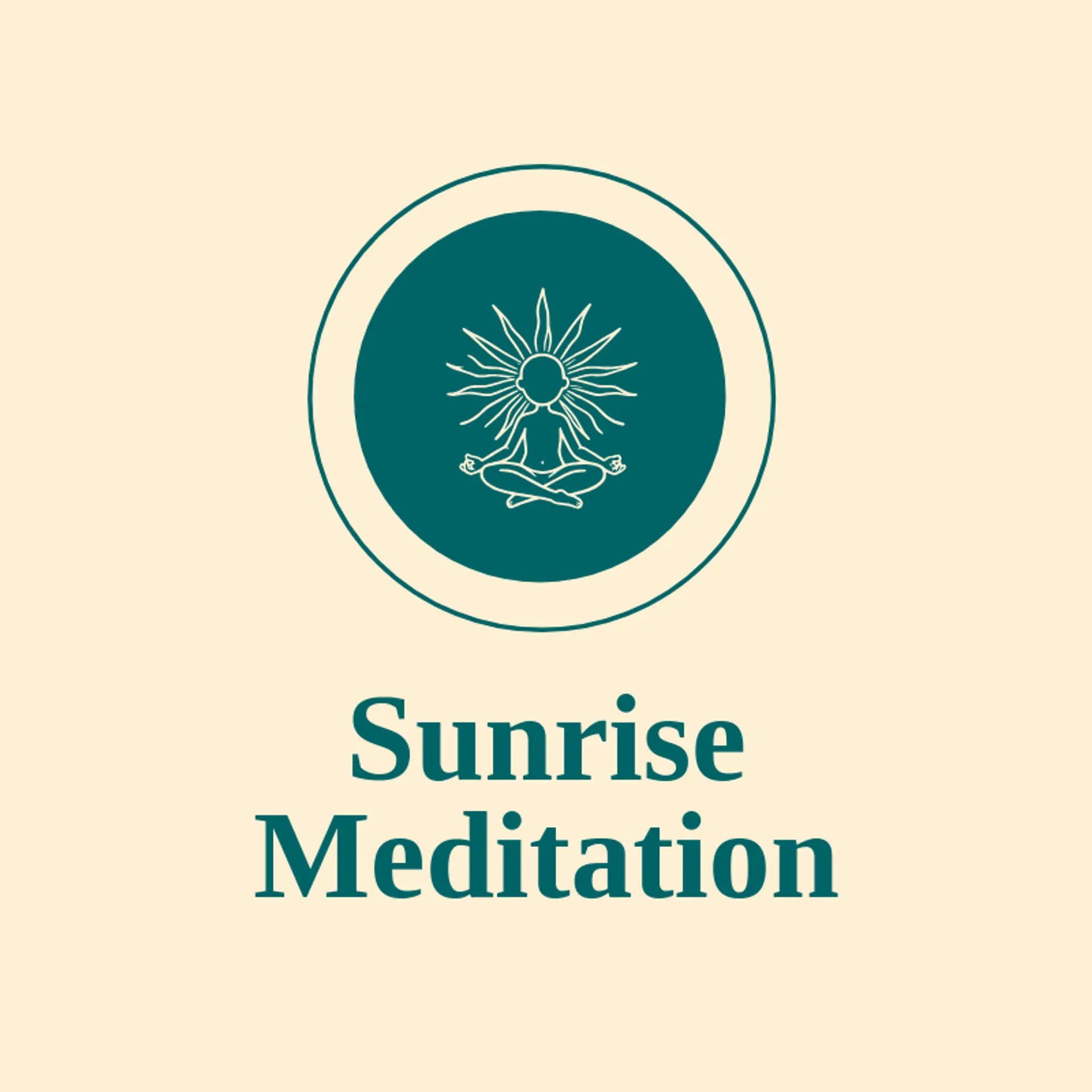Sunrise Meditation logo for buddhism
