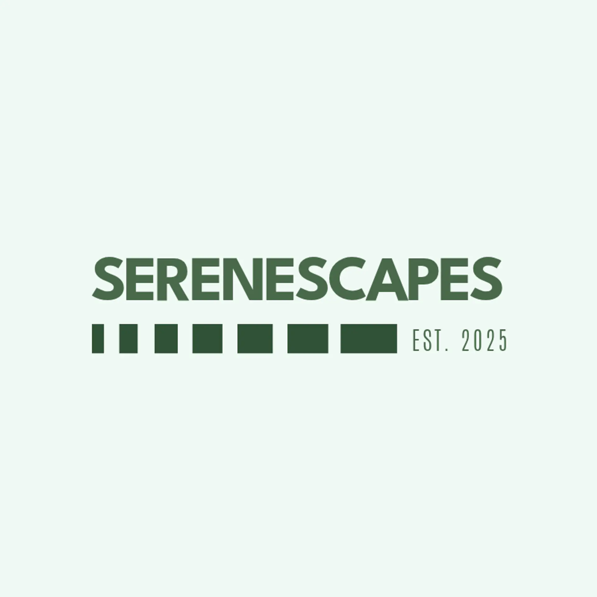SereneScapes logo for cool landscaping