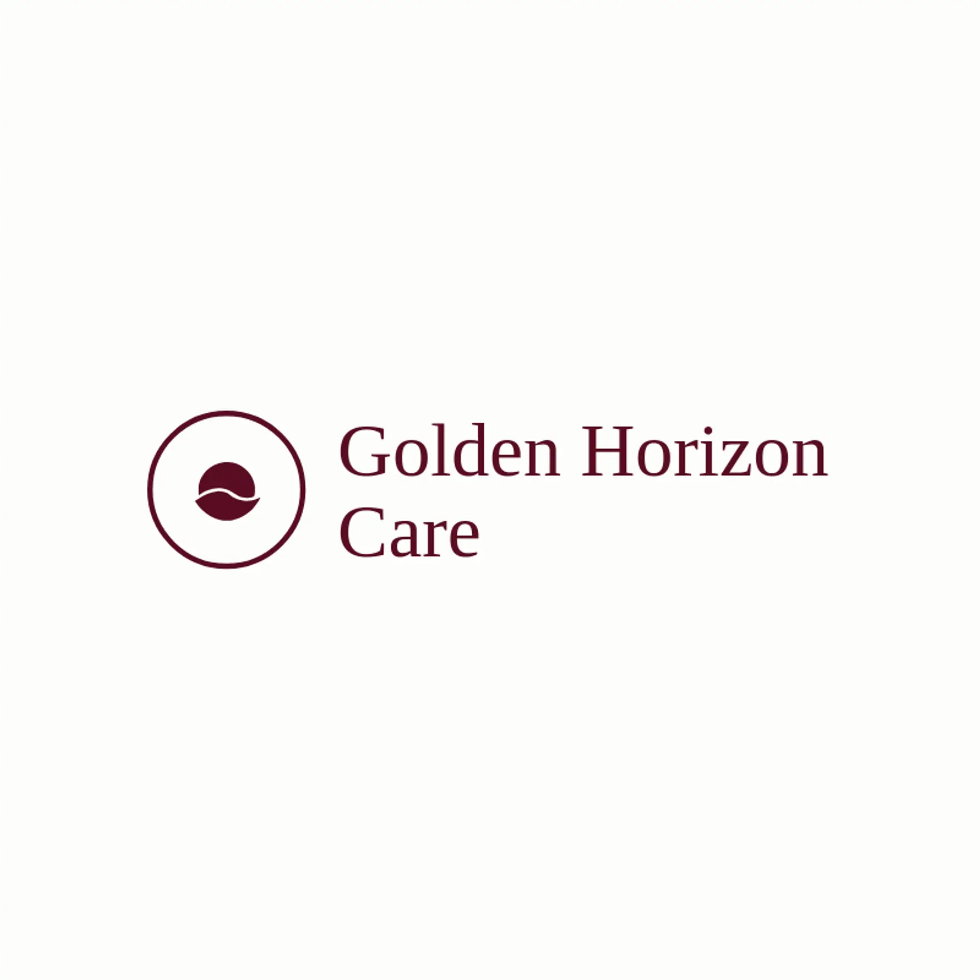 Golden Horizon Care logo for therapy