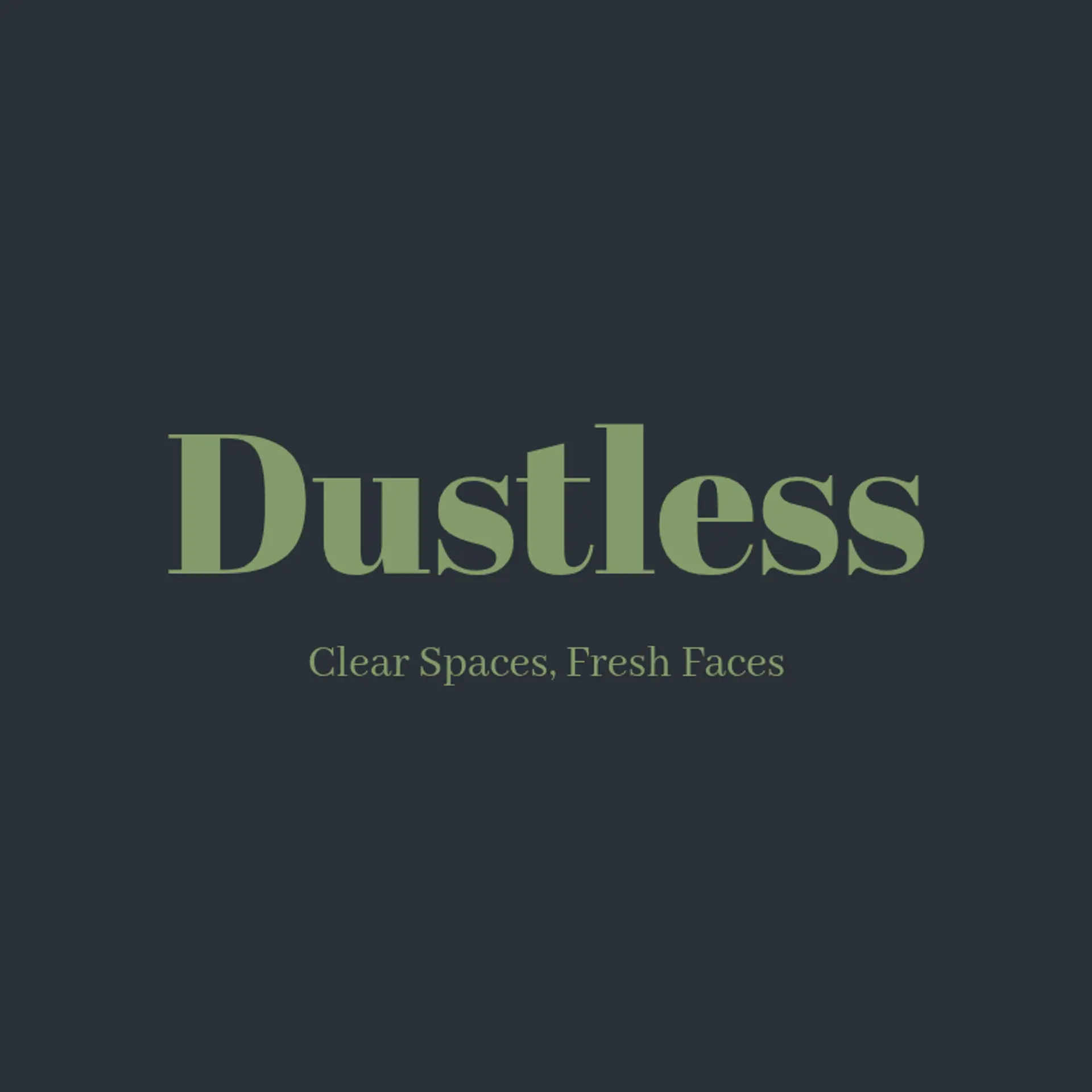 DustLess logo for commercial cleaning