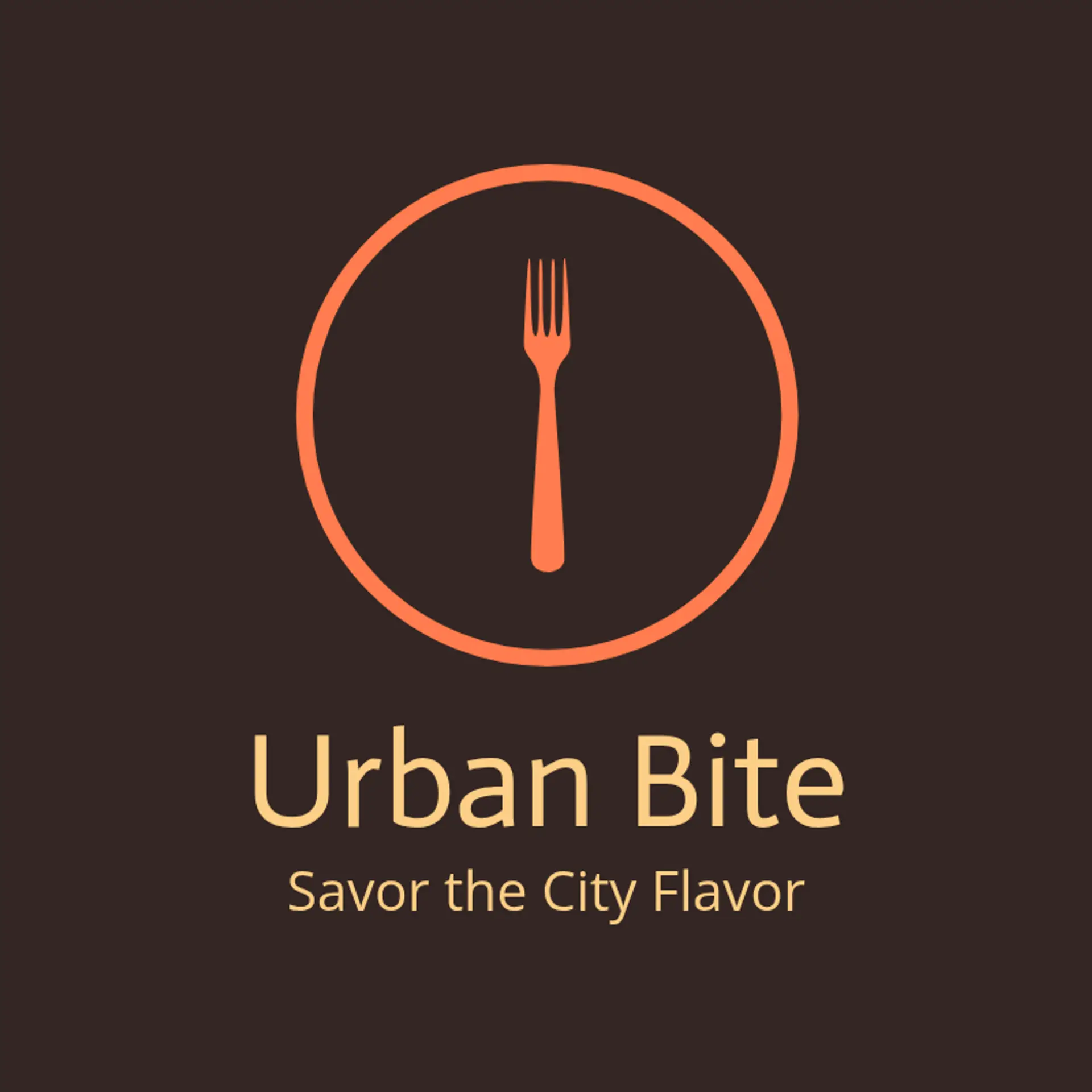 CraveKitchen logo for food restaurant