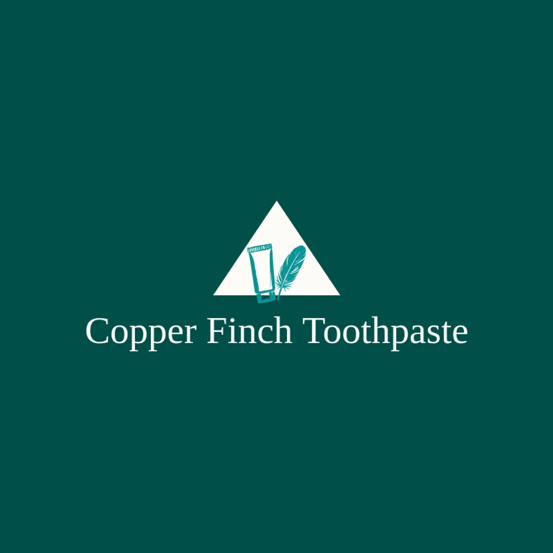 Copper Finch Toothpaste logo for toothpaste