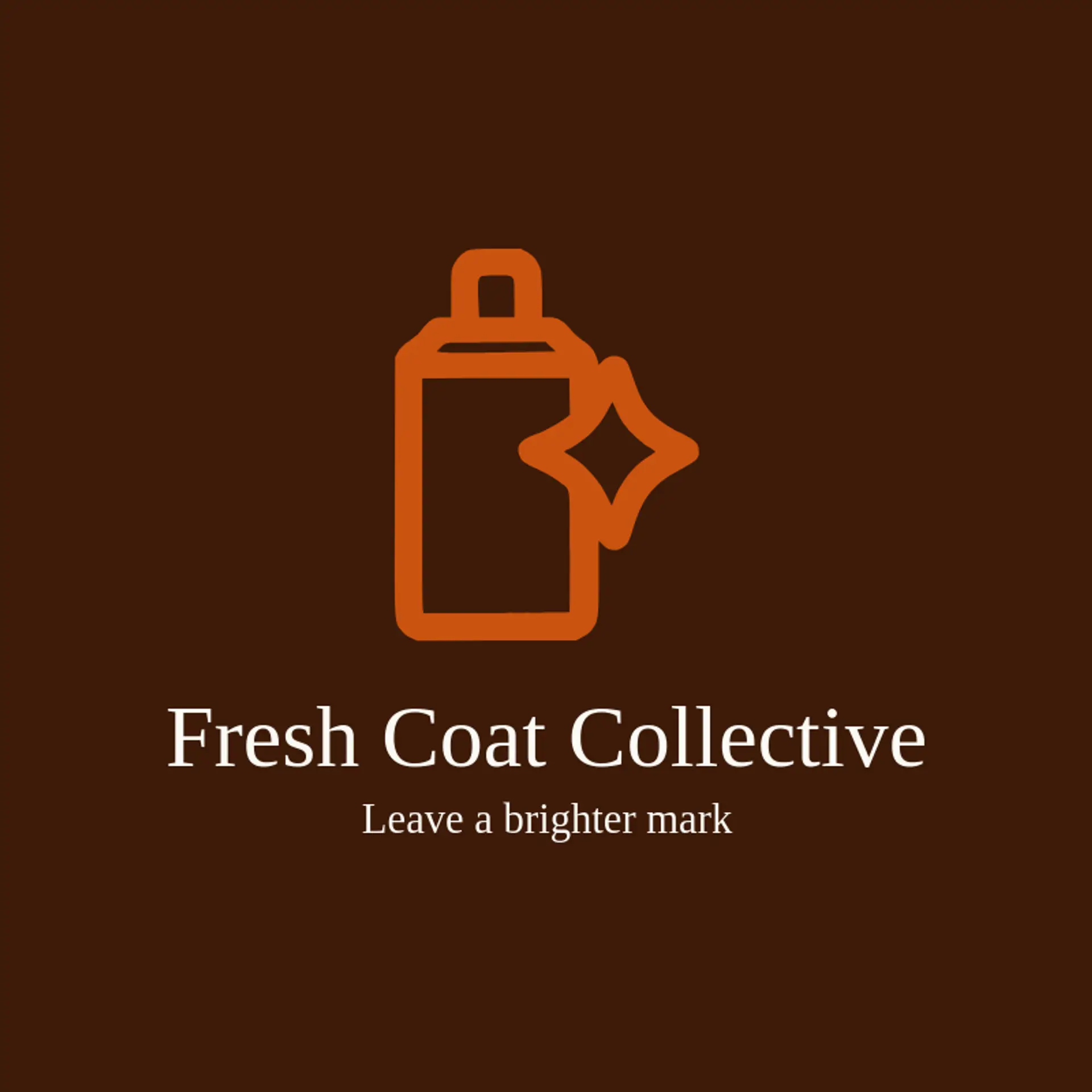 Fresh Coat Collective logo for spray paint