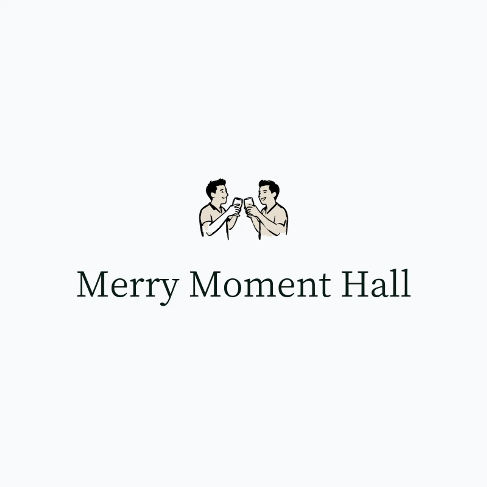 Merry Moment Hall logo for cheers