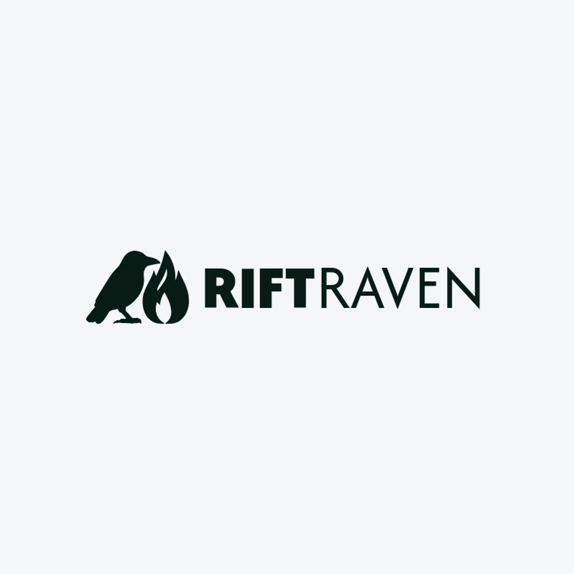 Rift Raven logo for rock