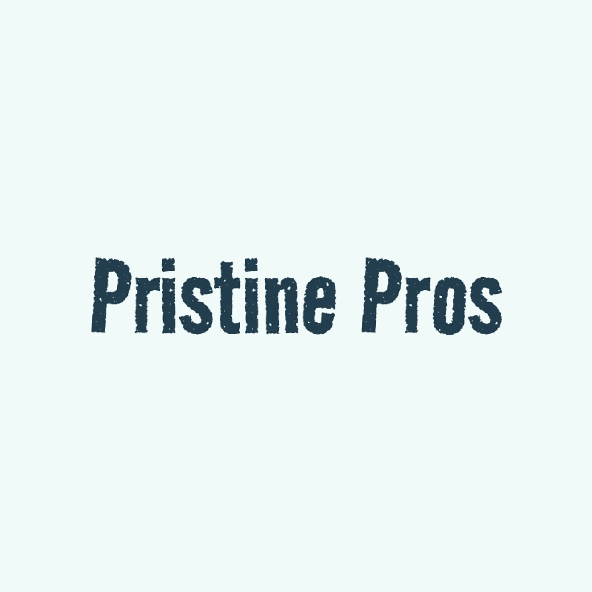 Pristine Pros logo for cleaning
