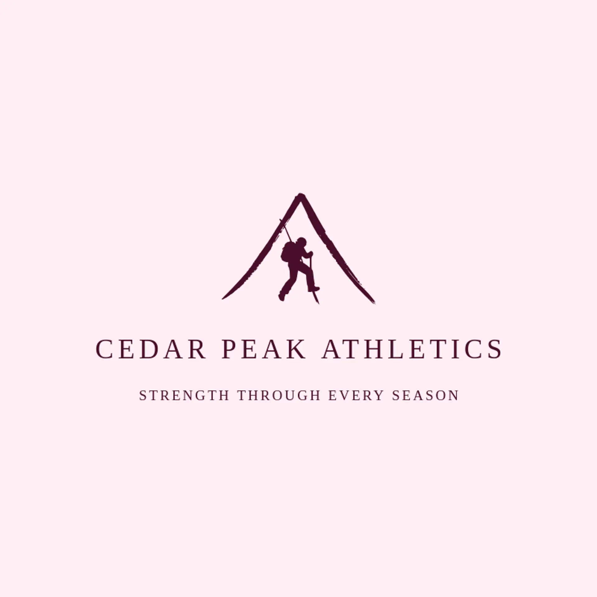 Cedar Peak Athletics logo for olympics