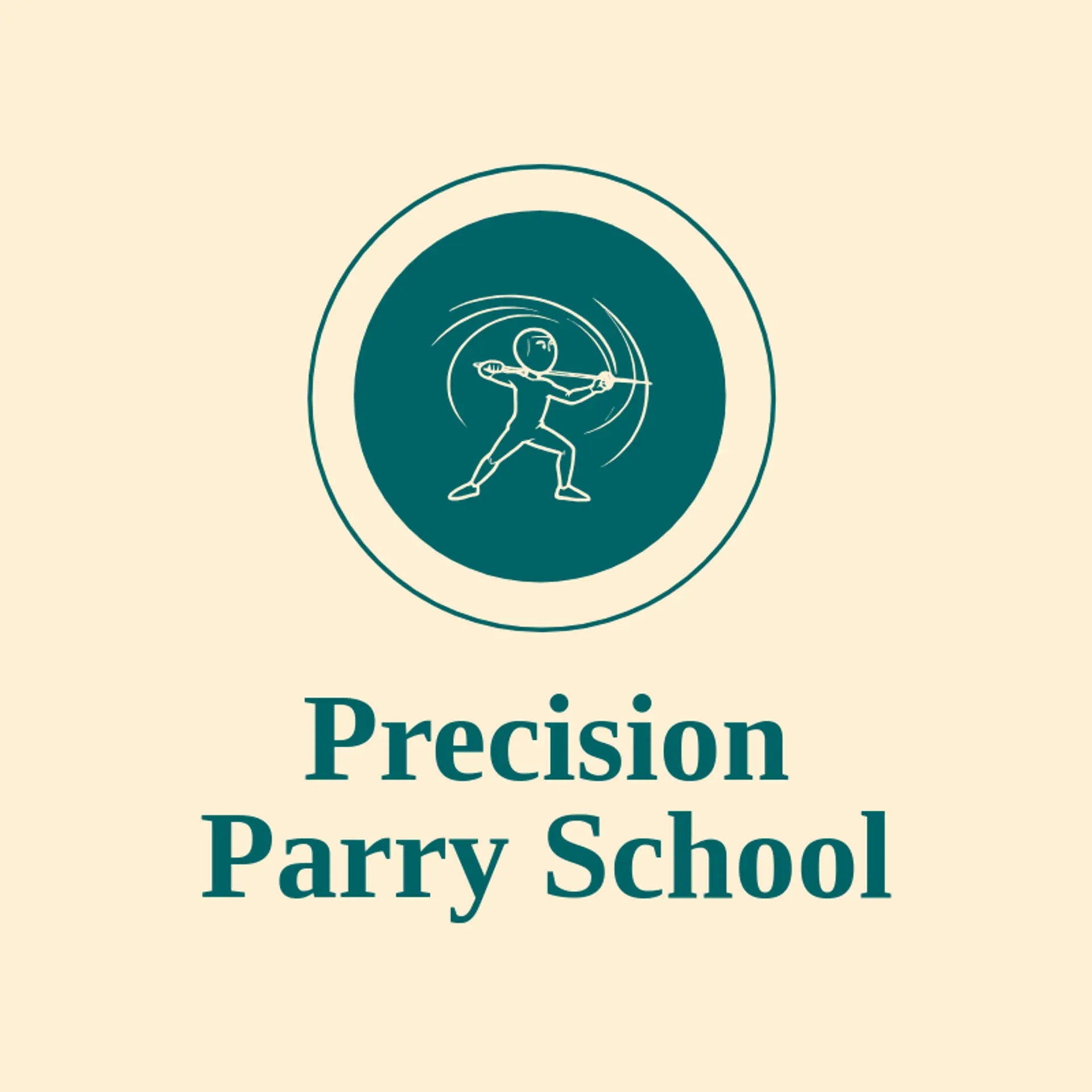 Precision Parry School logo for fencing