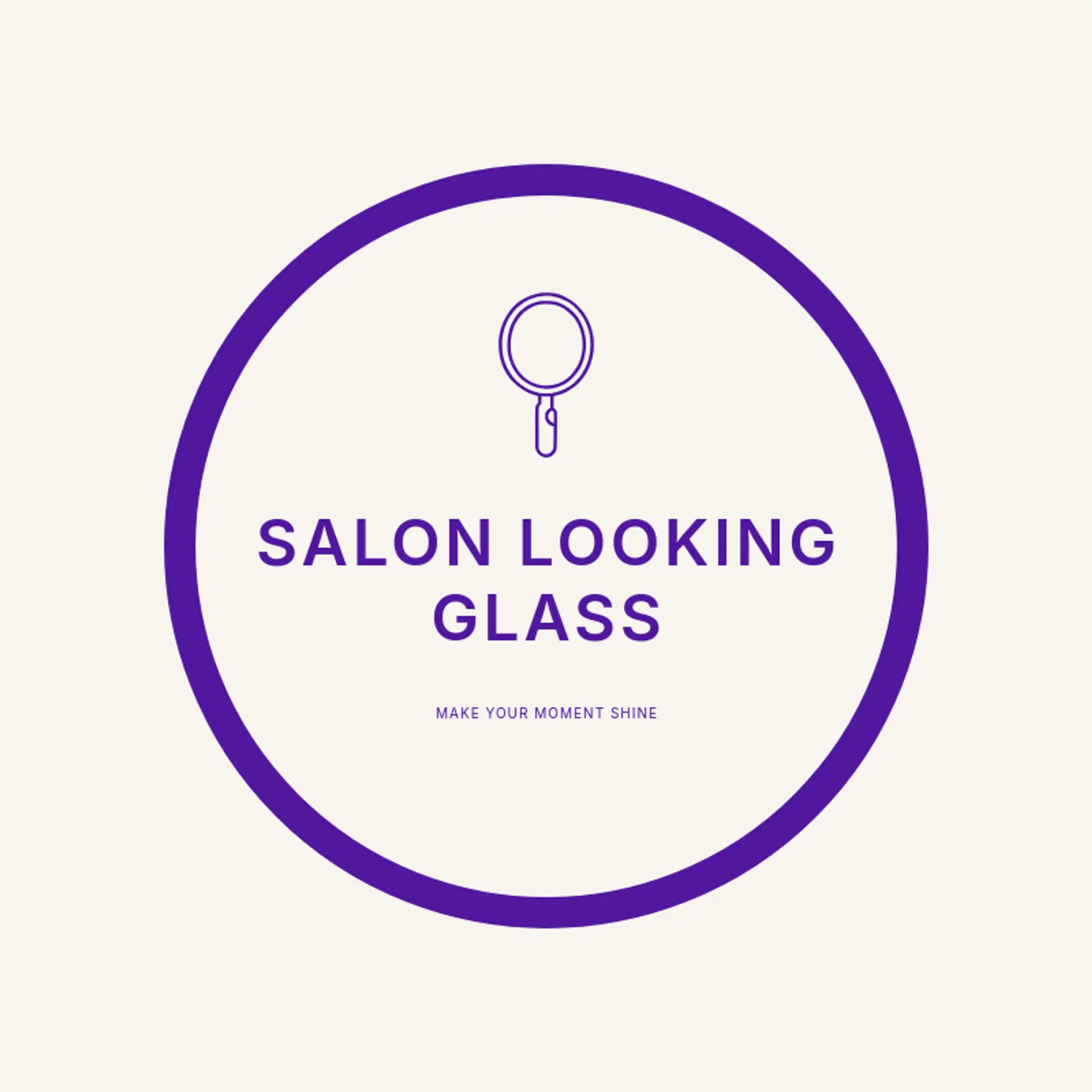 Salon Looking Glass logo for nail
