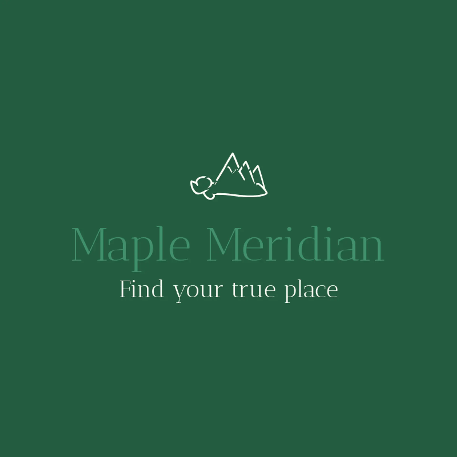 Maple Meridian logo for location