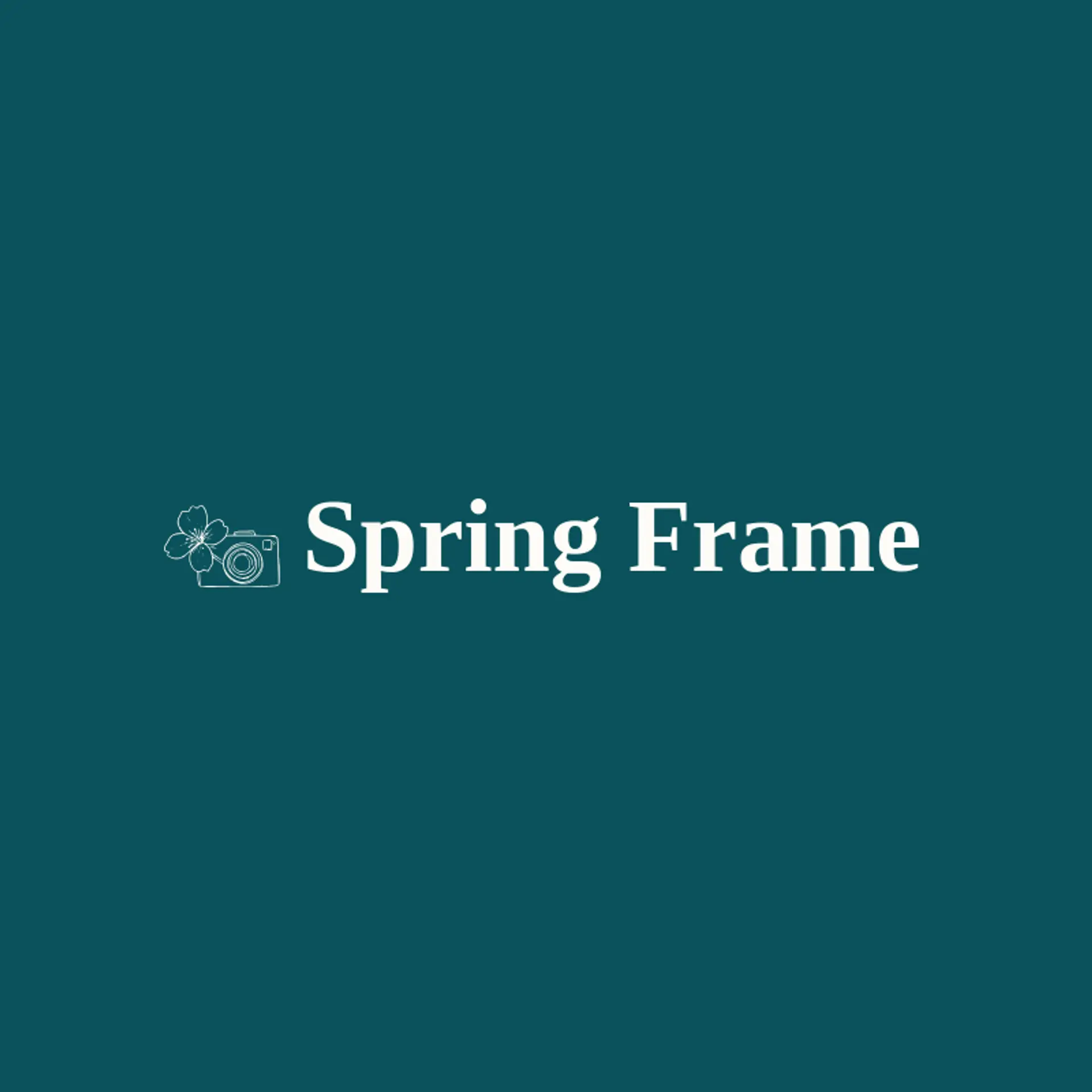 Spring Frame logo for cherry blossom