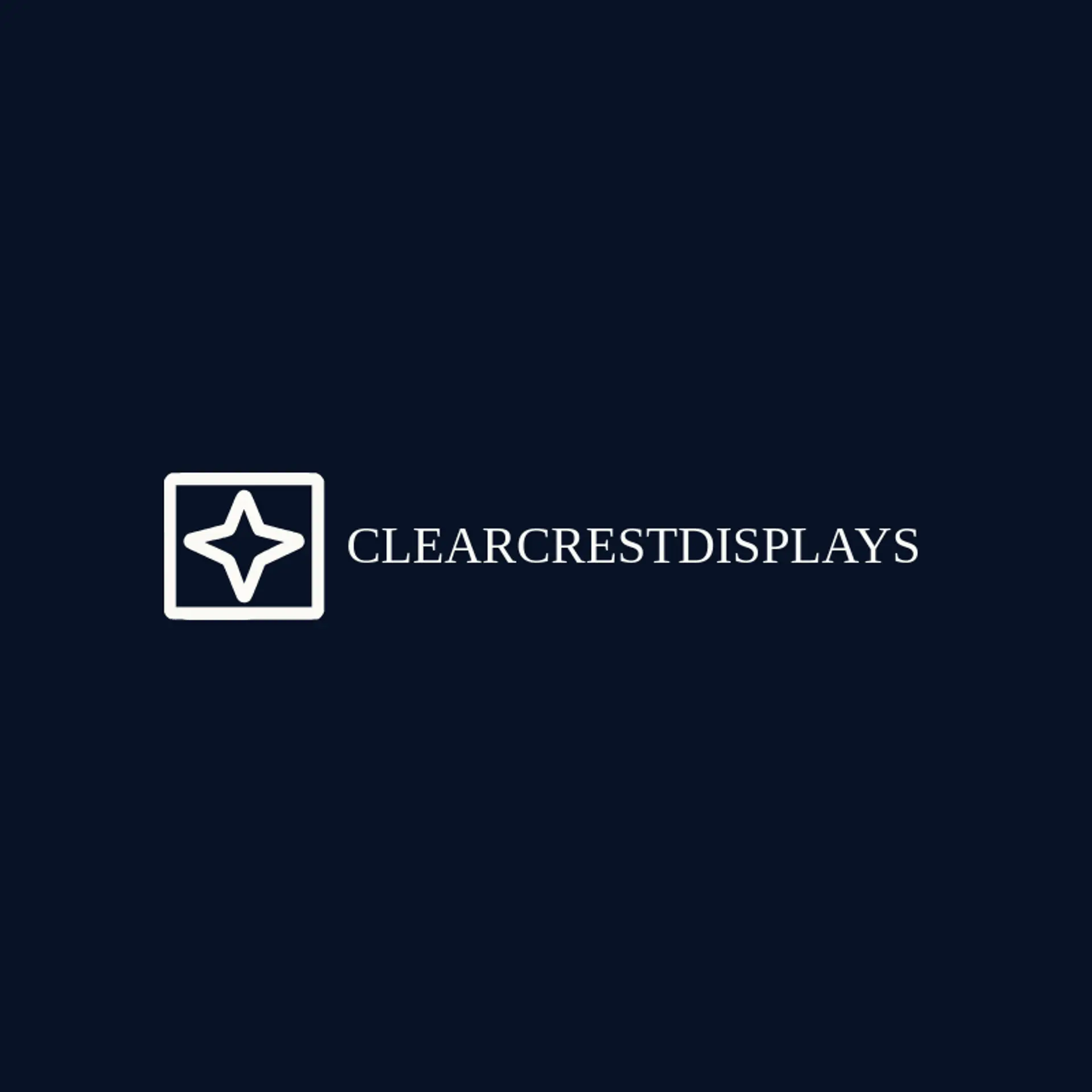 Clear Crest Displays logo for acrylic