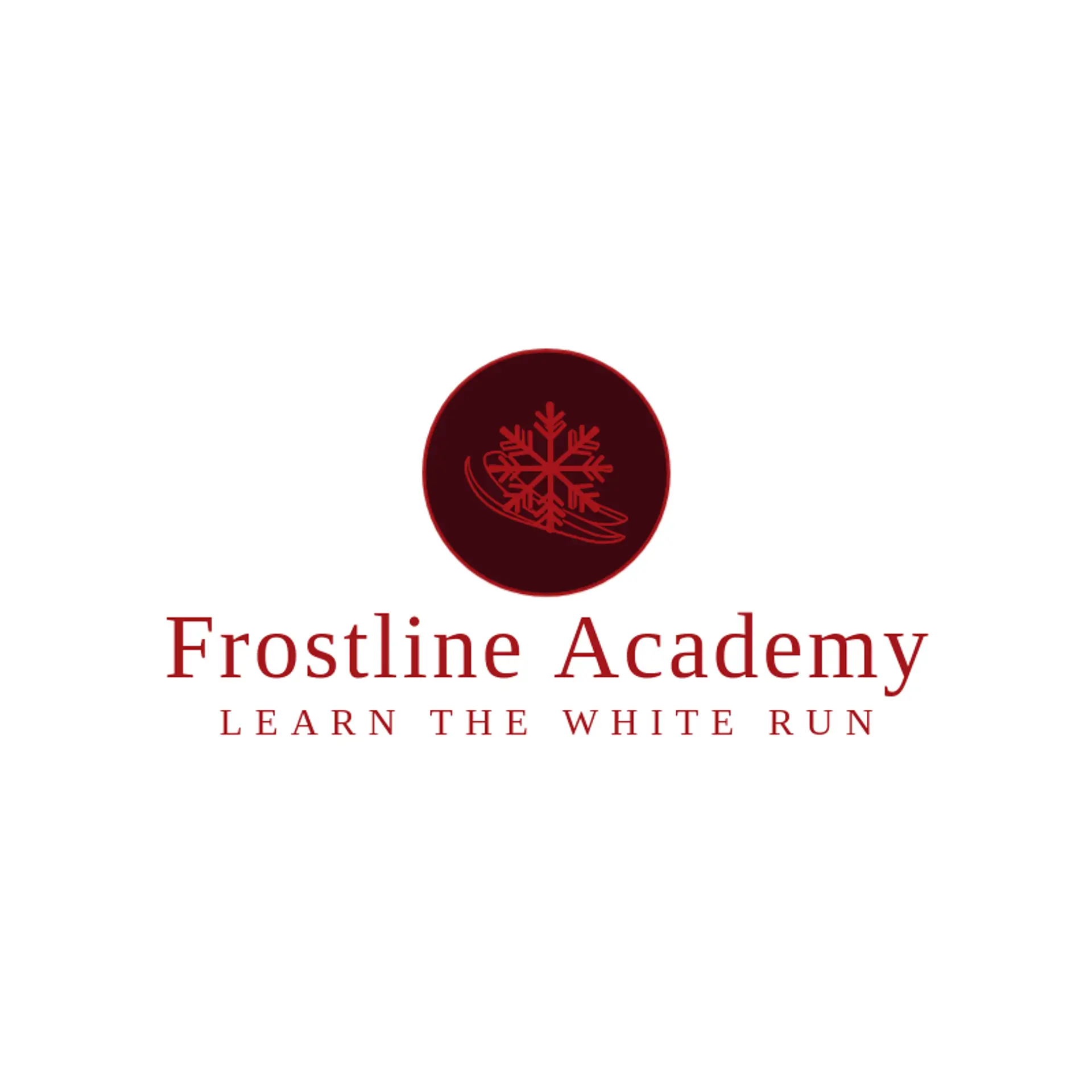 Frostline Academy logo for snow