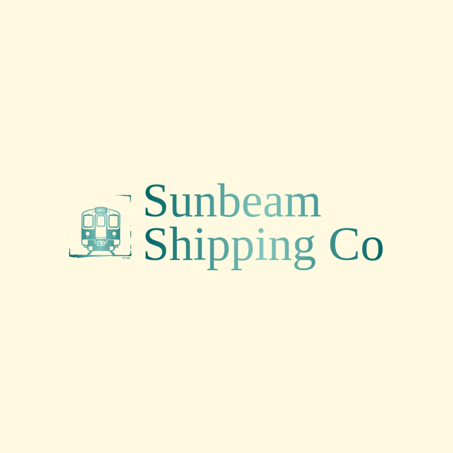 Sunbeam Shipping Co logo for express
