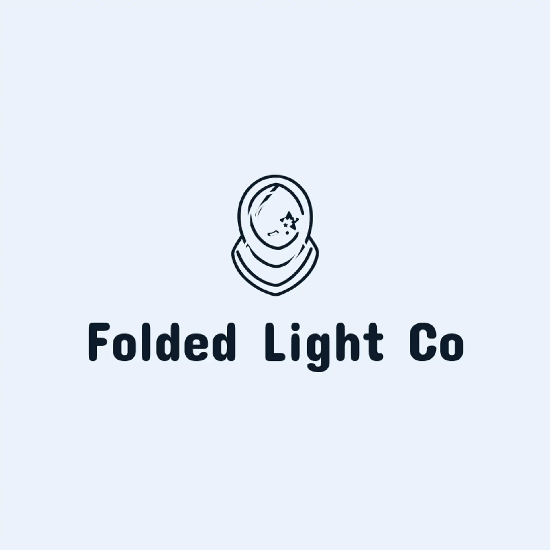 Folded Light Co logo for hijab