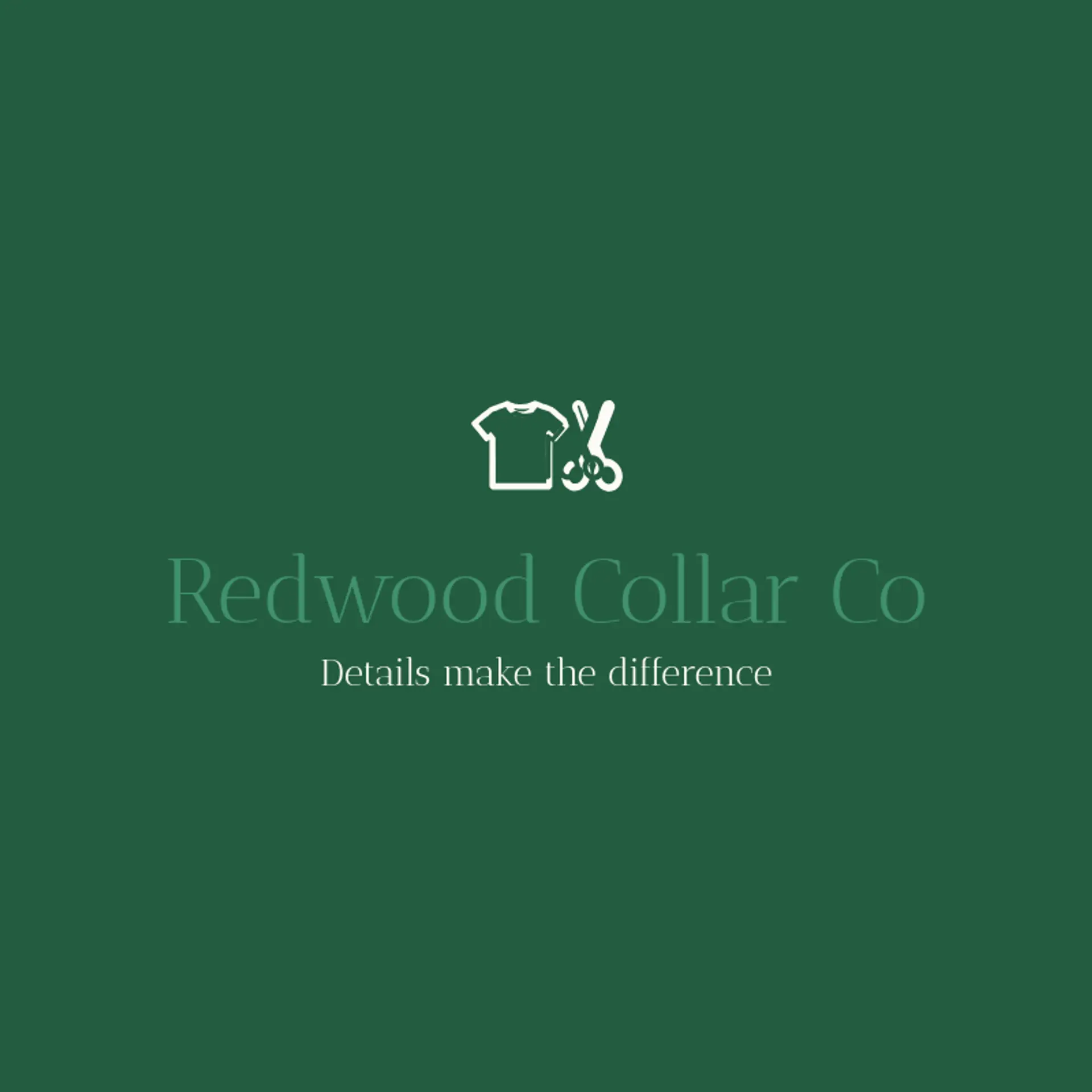 Redwood Collar Co logo for shirt