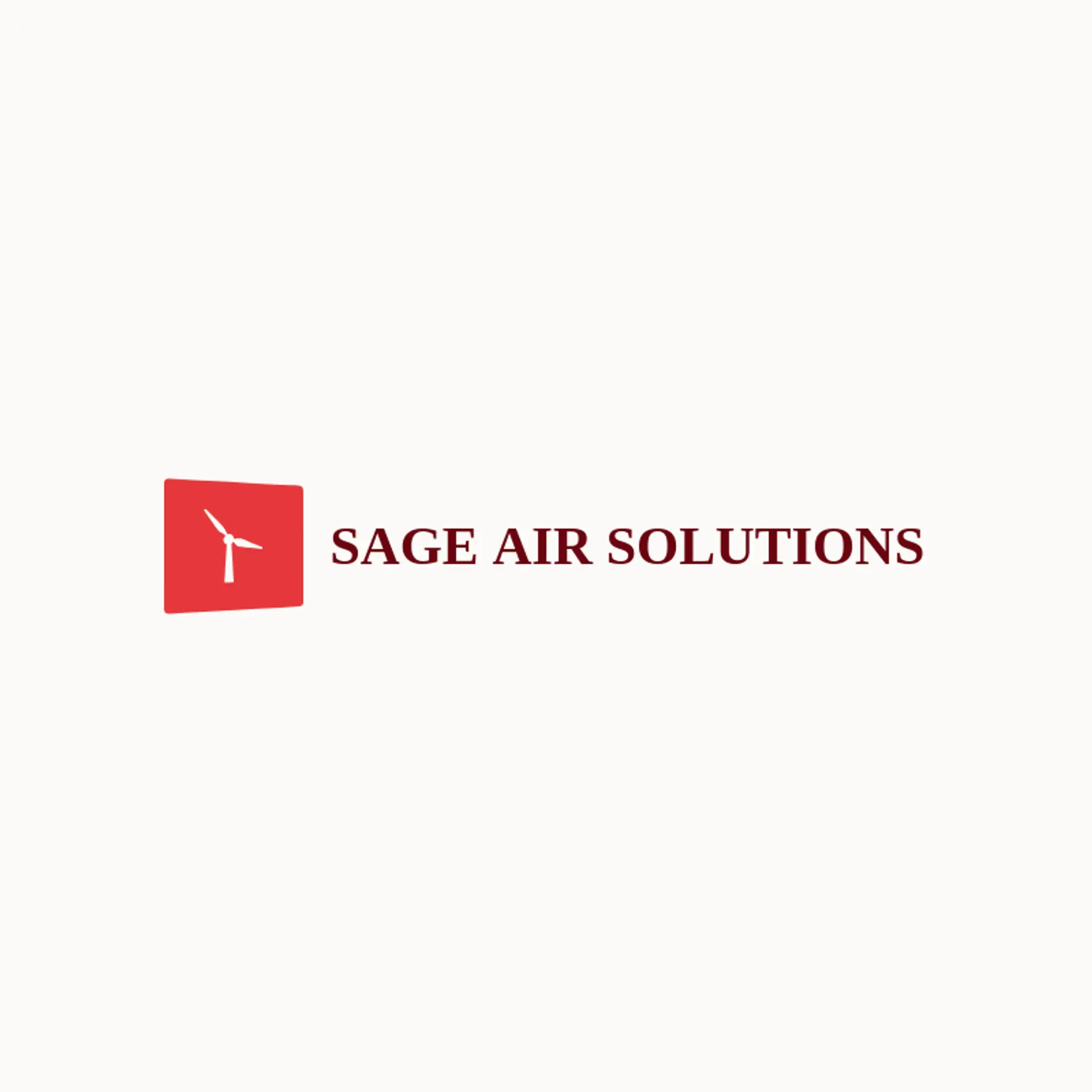 Sage Air Solutions logo for wind
