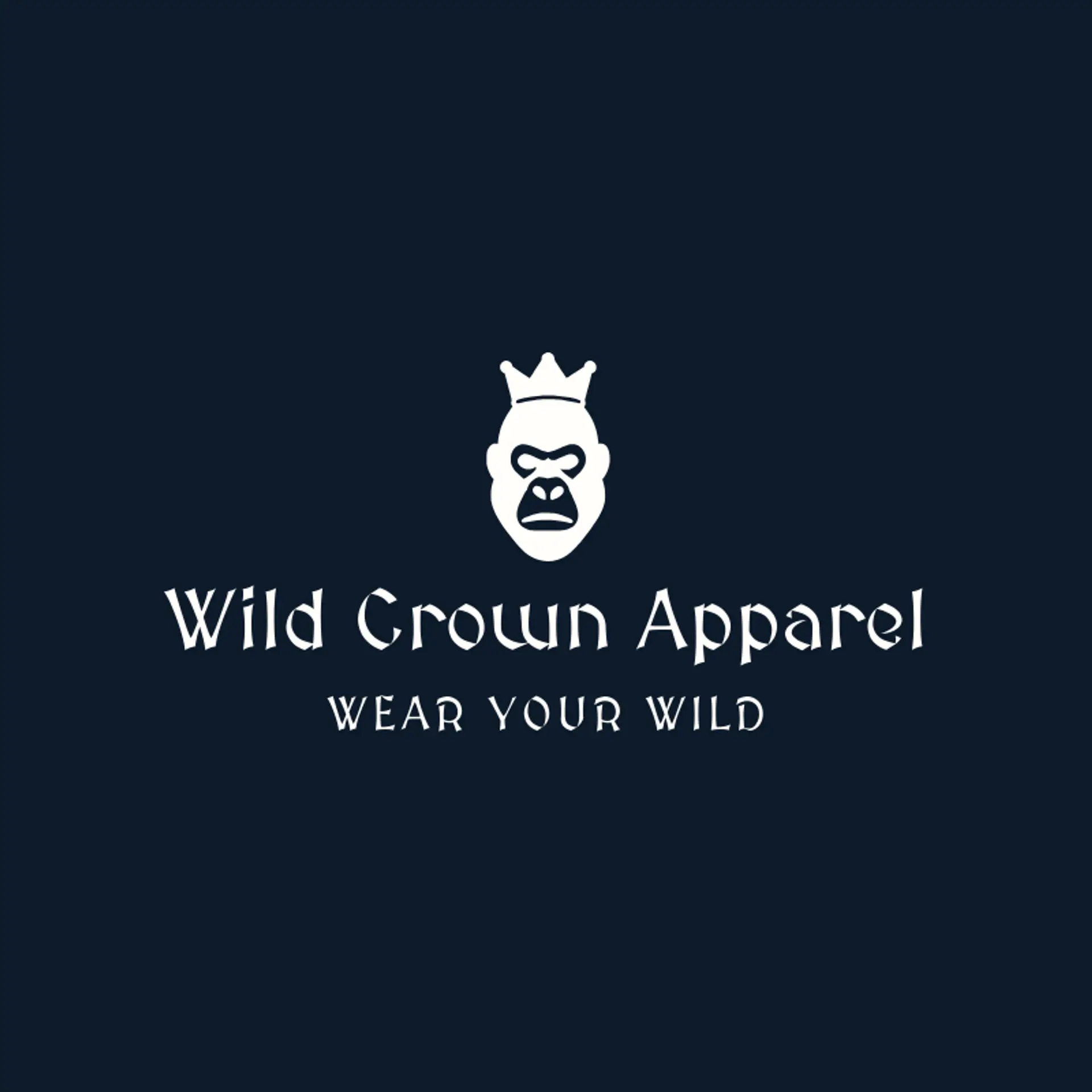 Wild Crown Apparel logo for gorilla