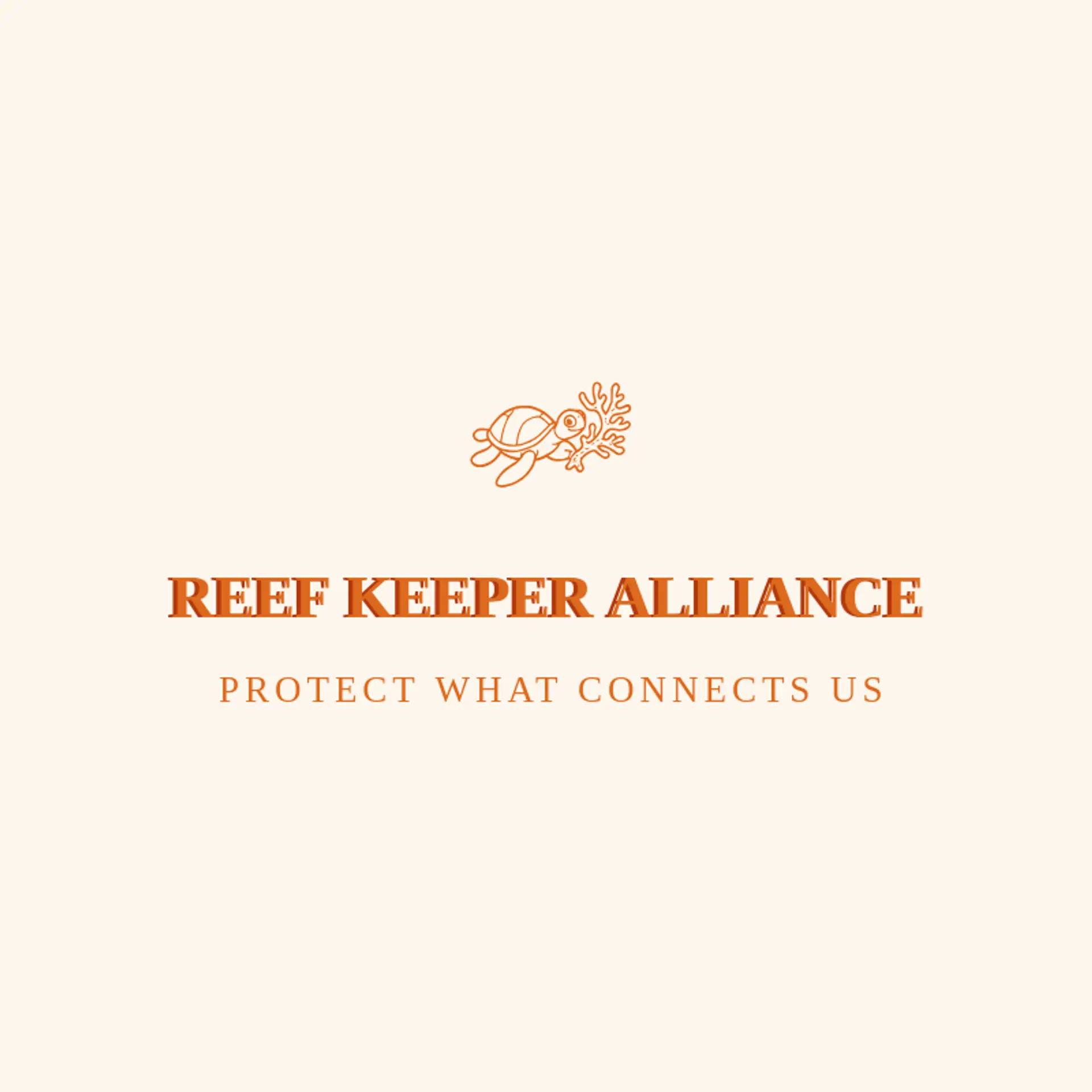 Reef Keeper Alliance logo for sea turtle