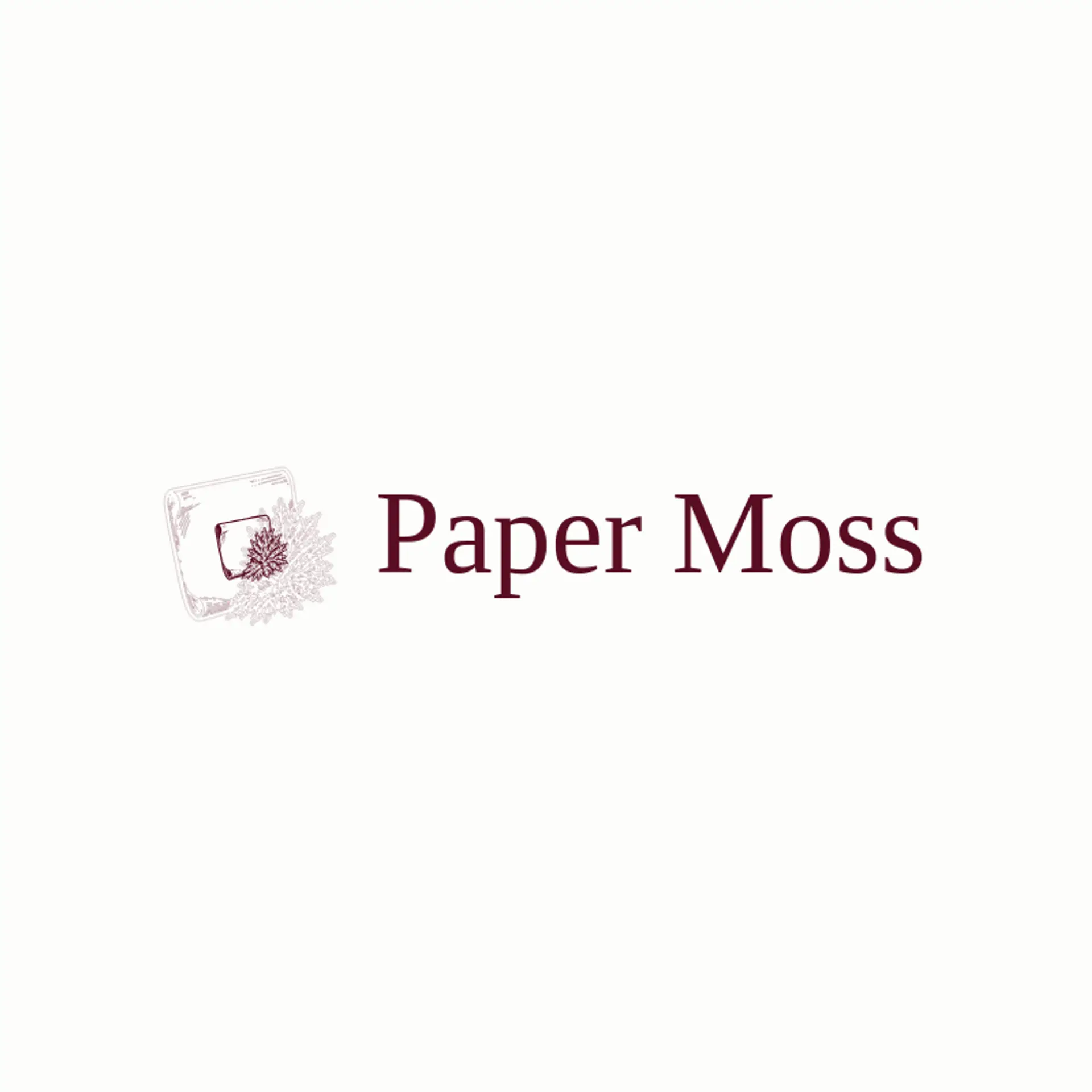 Paper Moss logo for paper