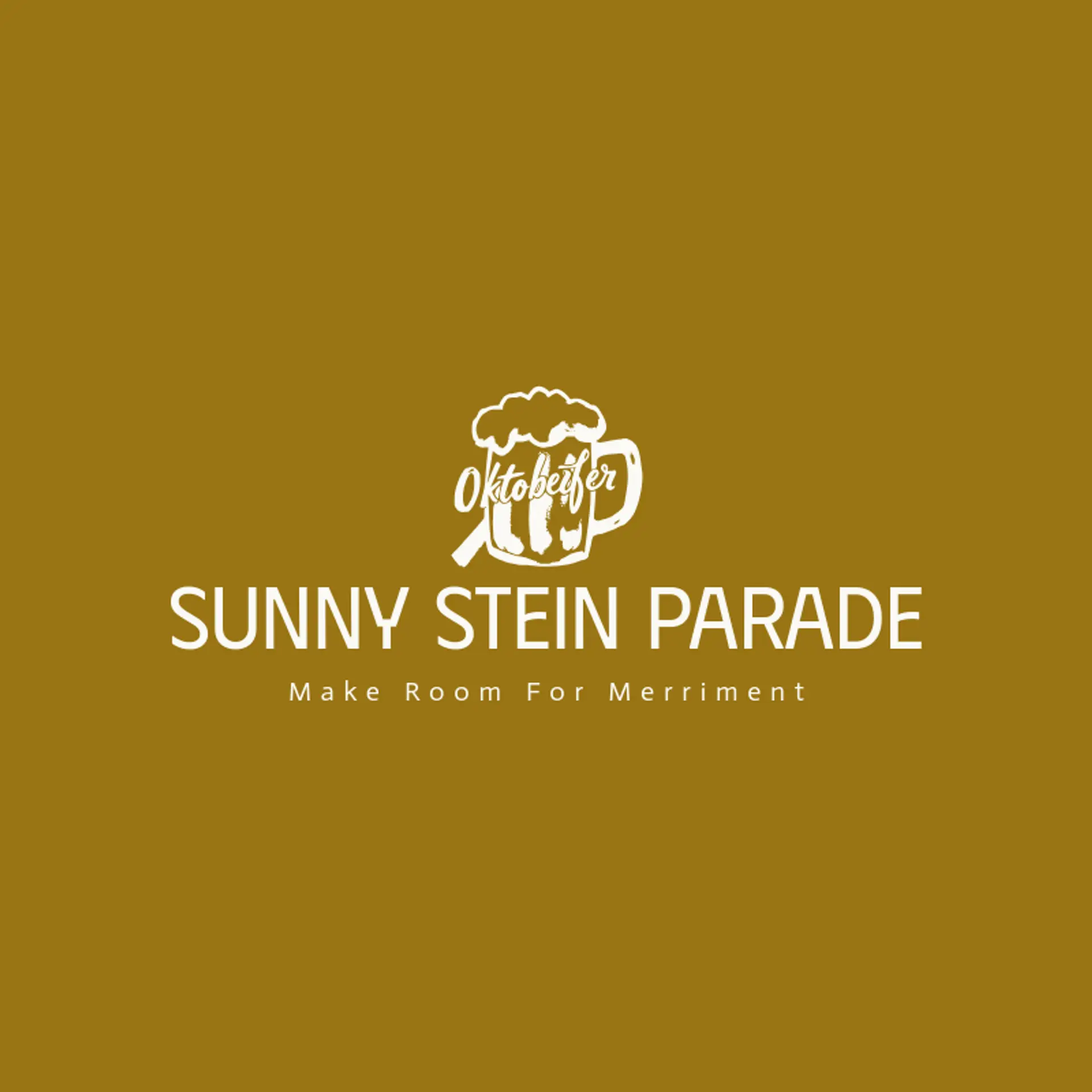 Sunny Stein Parade logo for oktoberfest