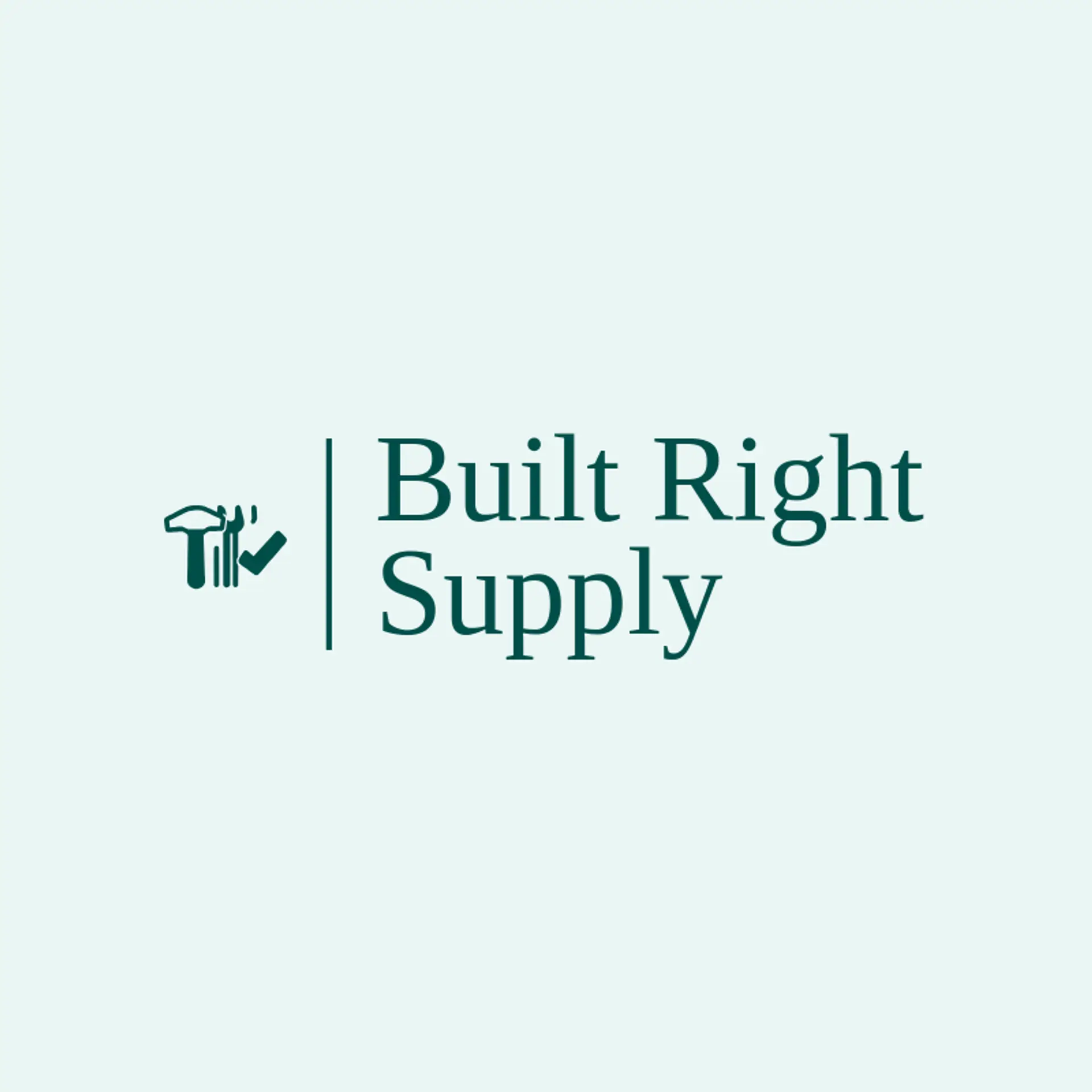 Built Right Supply logo for tools