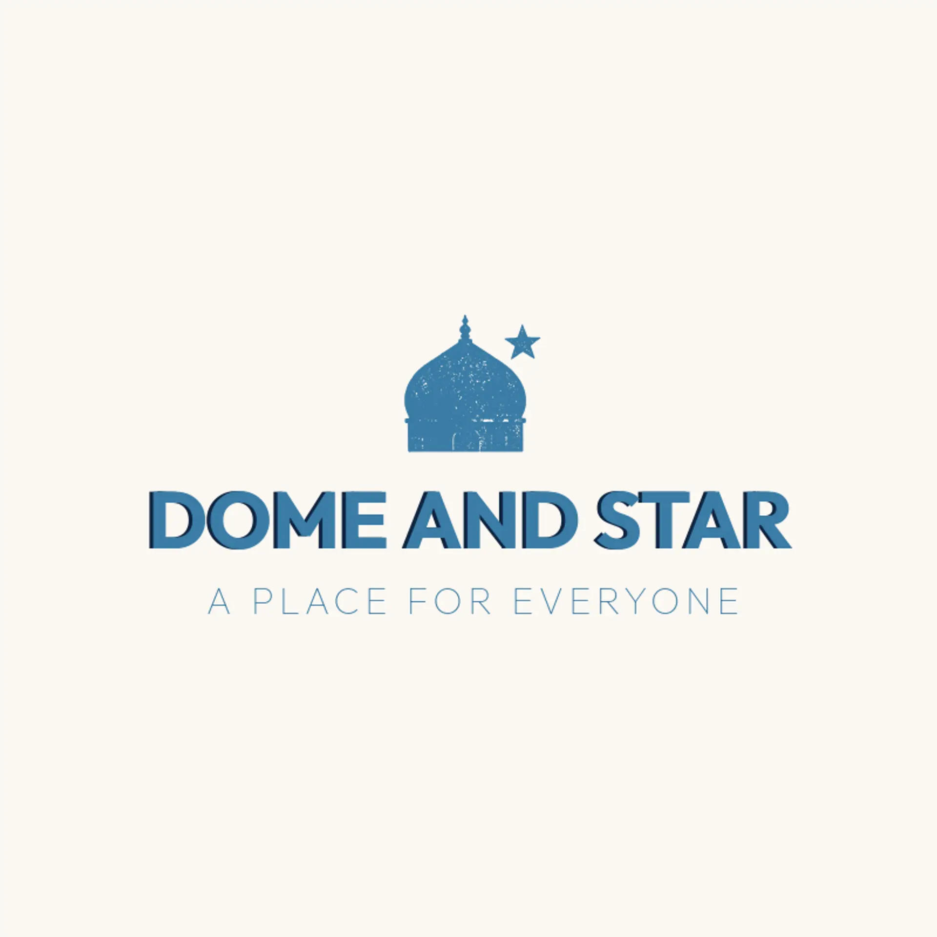 Dome and Star logo for muslim