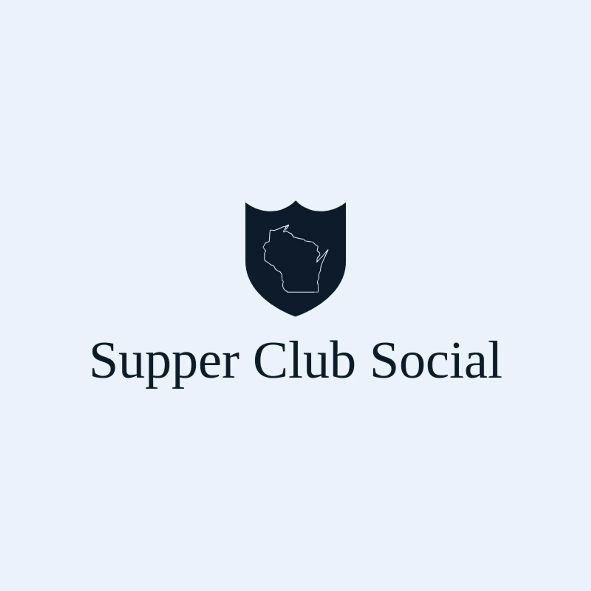 Supper Club Social logo for wisconsin